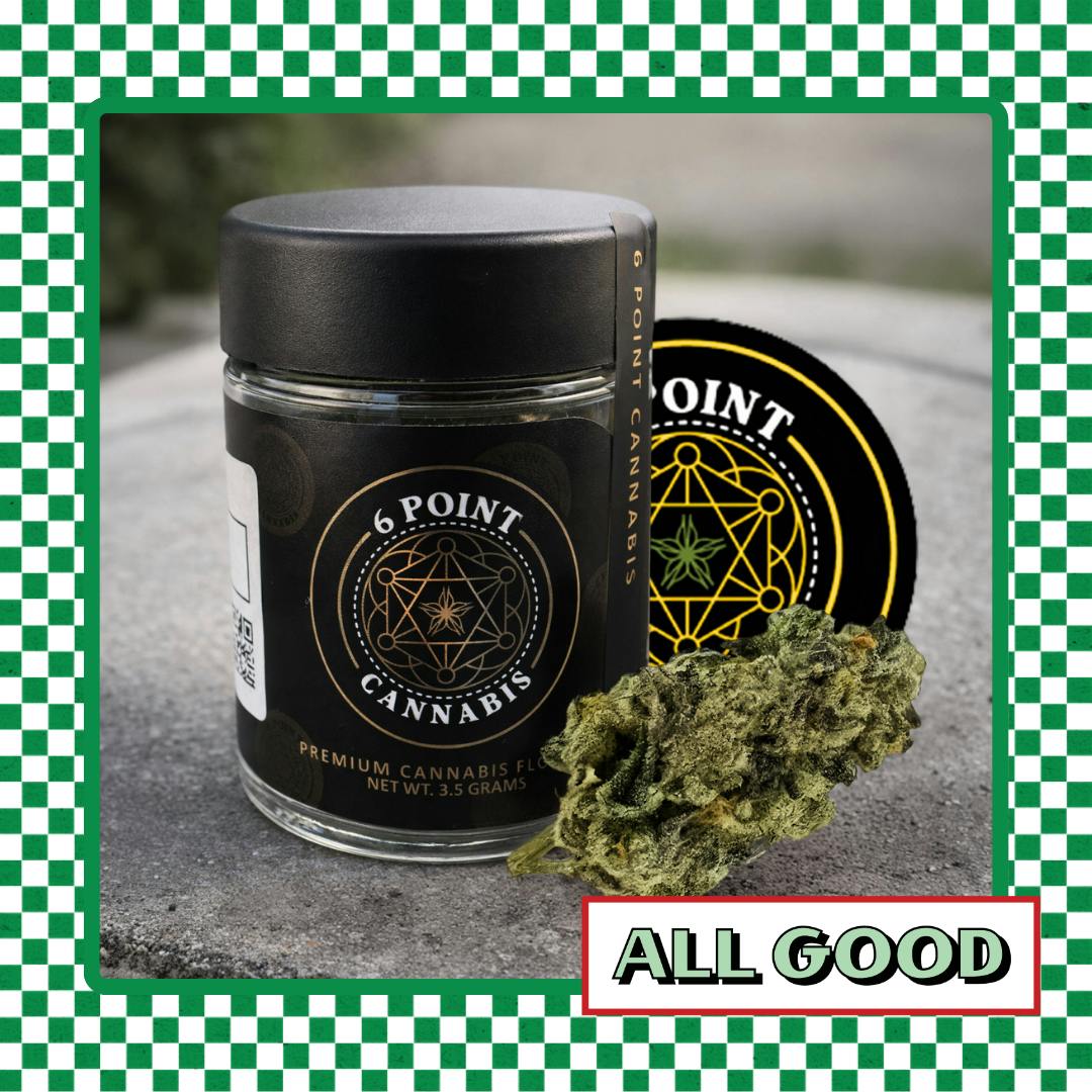 6 Point Cannabis | Krazy Madness | Flower | Hybrid | 3.5g