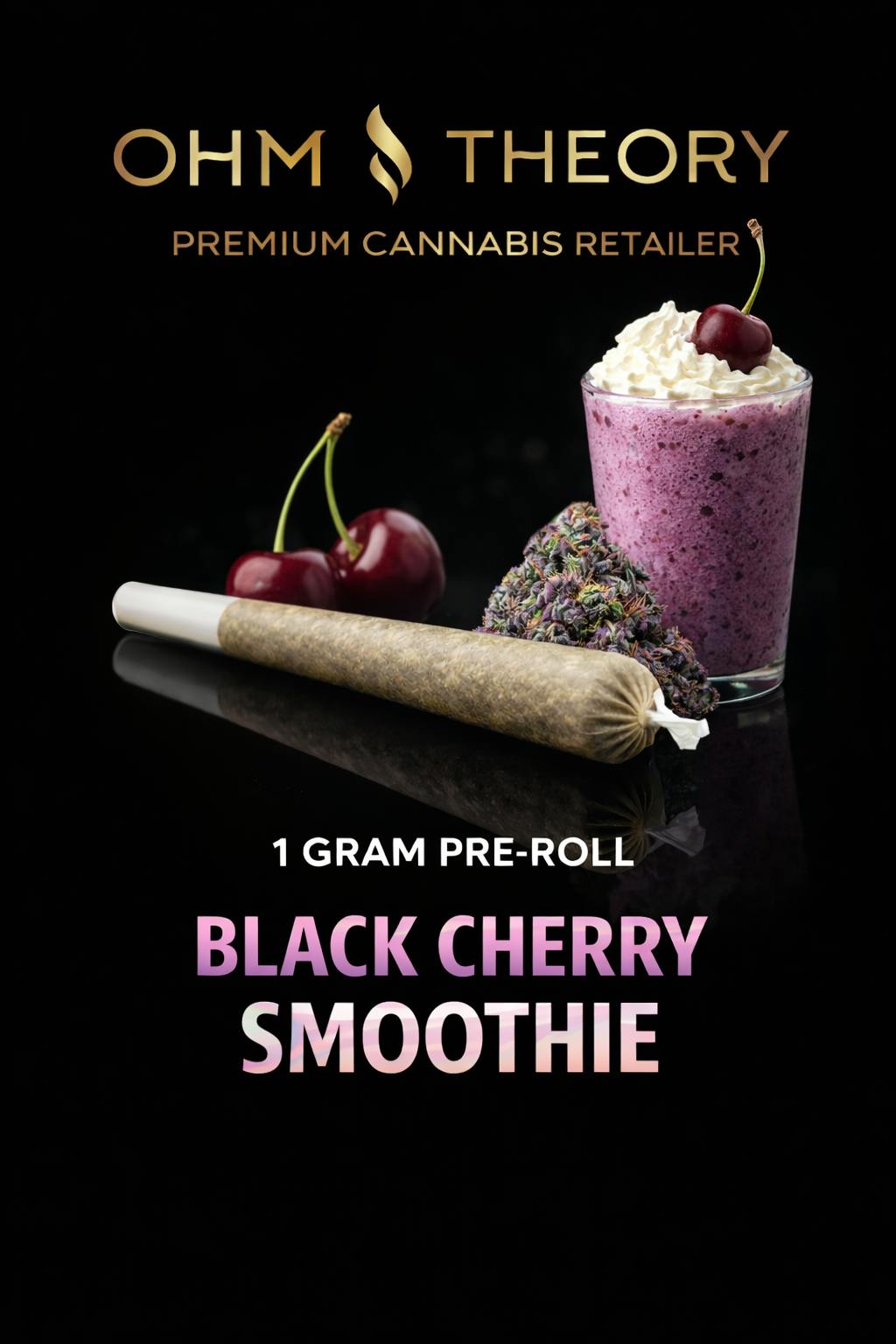 Black Cherry Smoothie | Pre-Roll | 1g