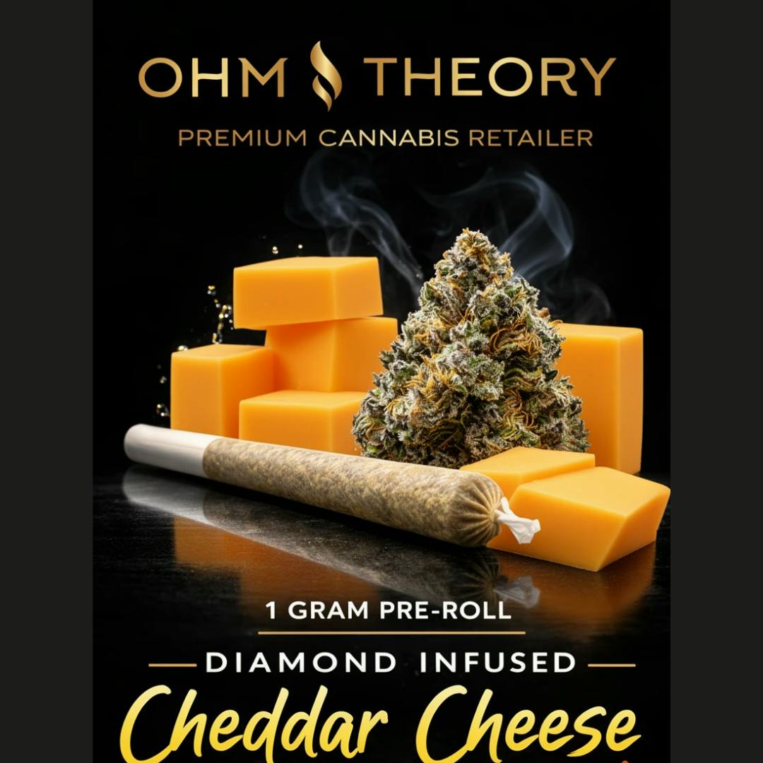 Cheddar Cheese | Diamond Infused | Preroll 1g
