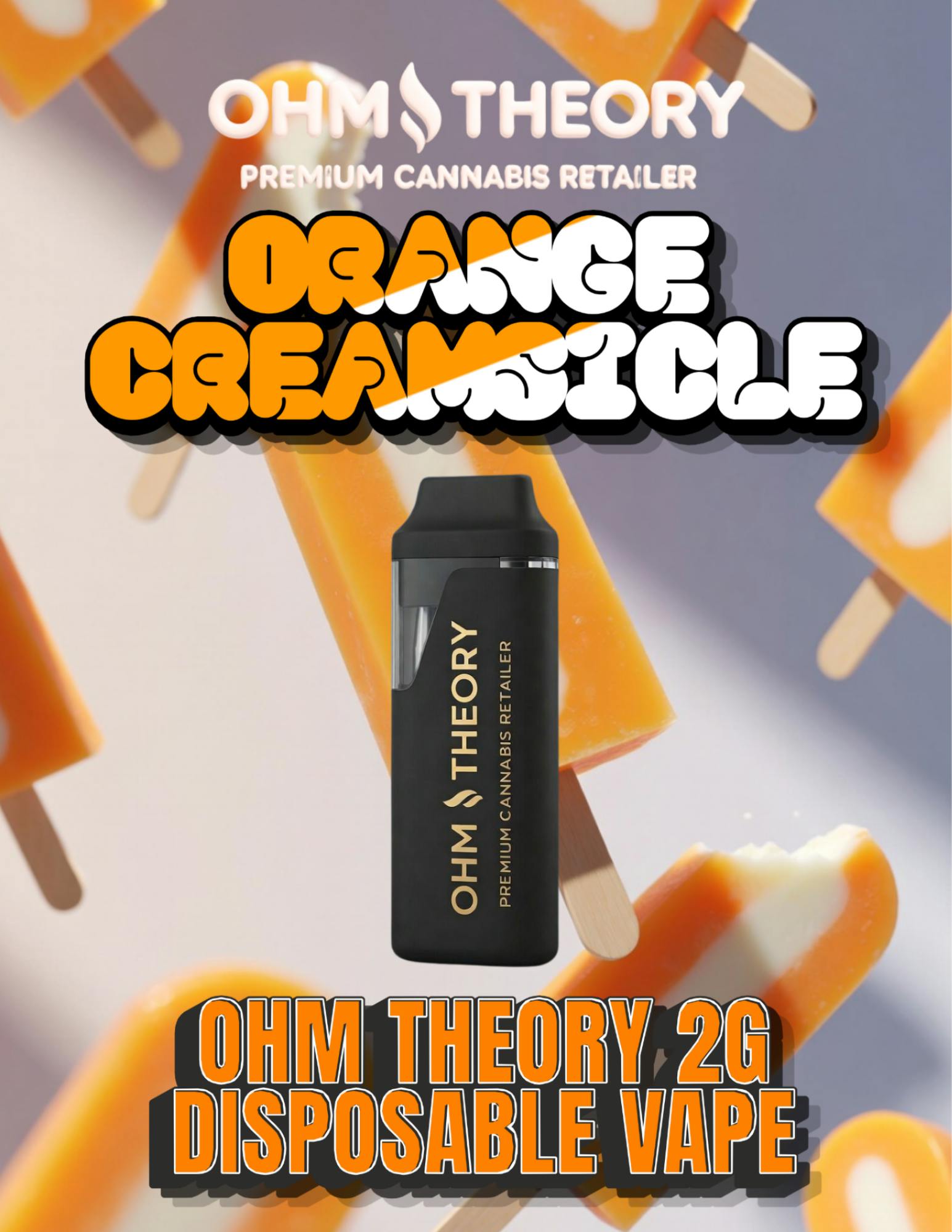 Orange Creamsicle | Disposable Vape | 2g