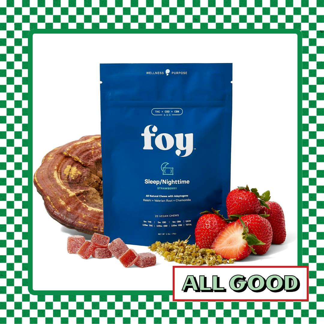 FOY | Nighttime Strawberry | Gummies | 100mg