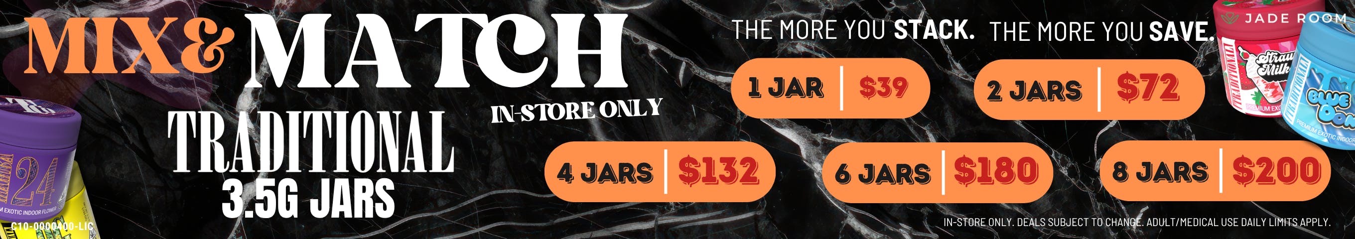 Traditional Savings - Buy More, Save More!