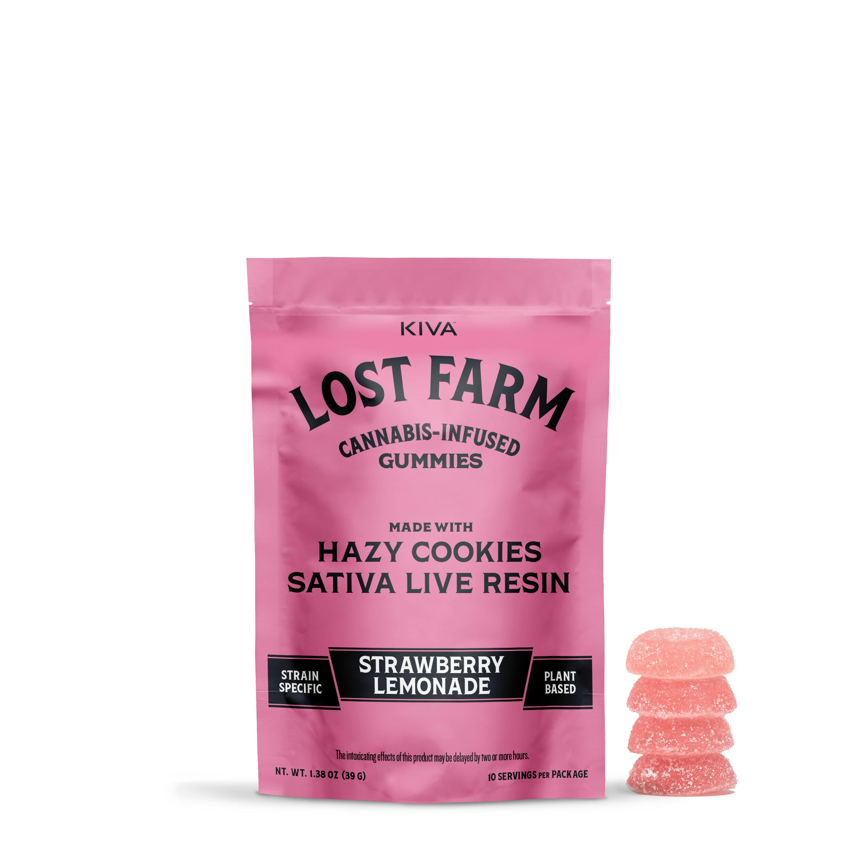 Strawberry Lemonade Hazy Cookies | Live Resin | 10pk | 100mg