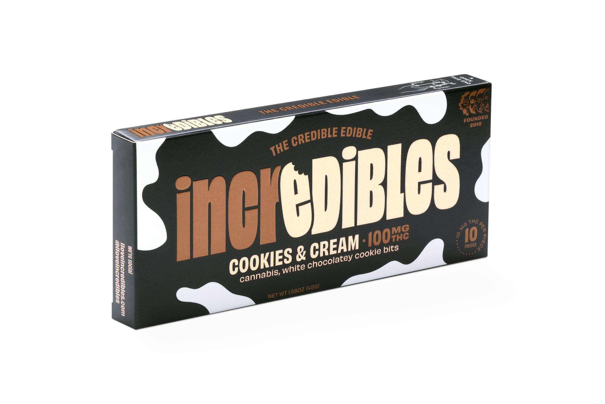 COOKIES & CREAM CHOCOLATE BAR | 10PK