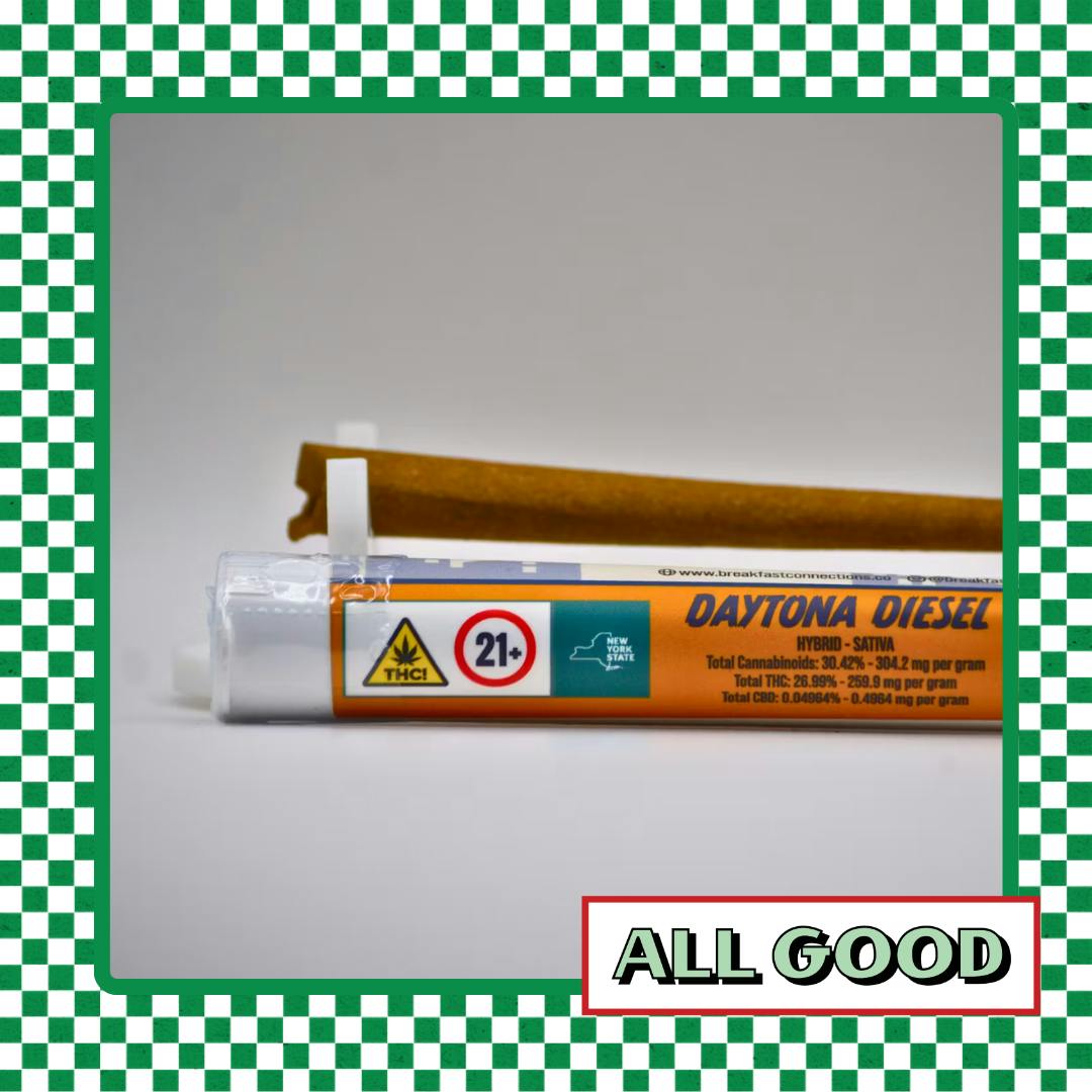 Breakfast Connections | Daytona Diesel | Blunt | Sativa Hybrid | 1g