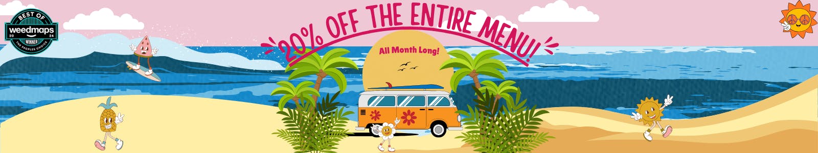 May and June and July Banner 2024