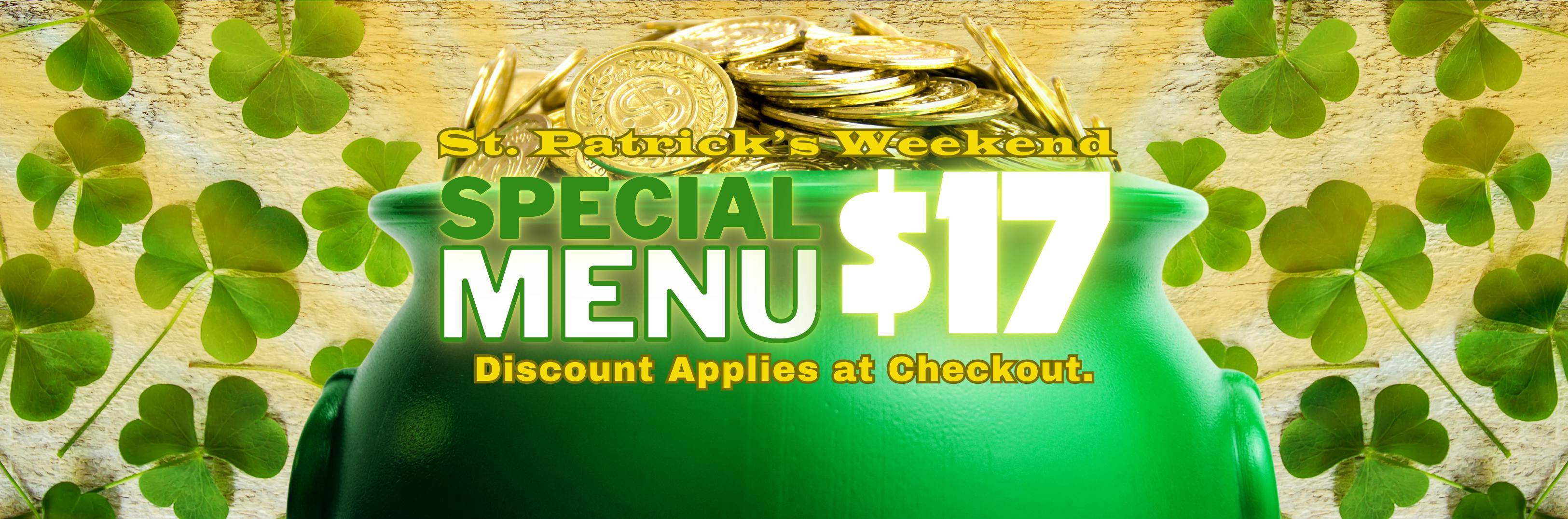 $17 Special Menu (DISCOUNT APPLIED AT CHECKOUT)