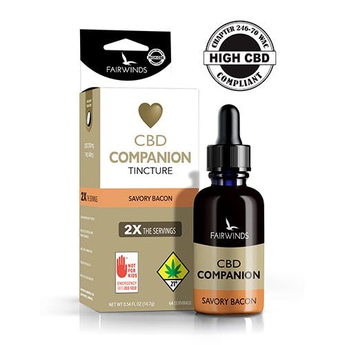 FW – CBD Companion Bacon / 64(Servings) Tincture 100mg