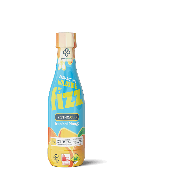 Eex - Tropical Mango (Nano Fizz) 2:1 cbg / Drink 100mg