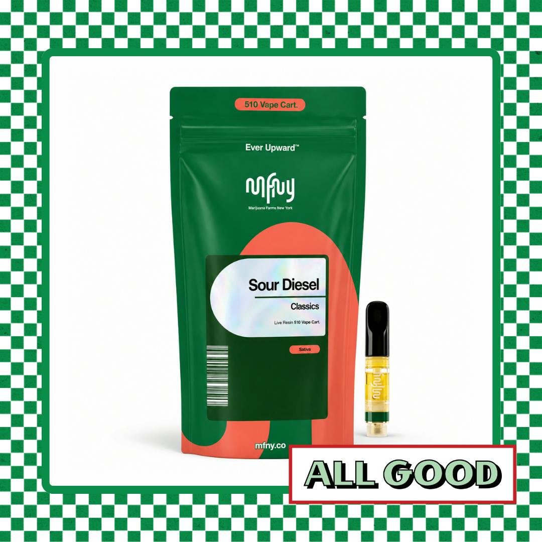 MFNY | Sour Diesel | Live Resin 510 Cart | 2pk | Sativa | 1g