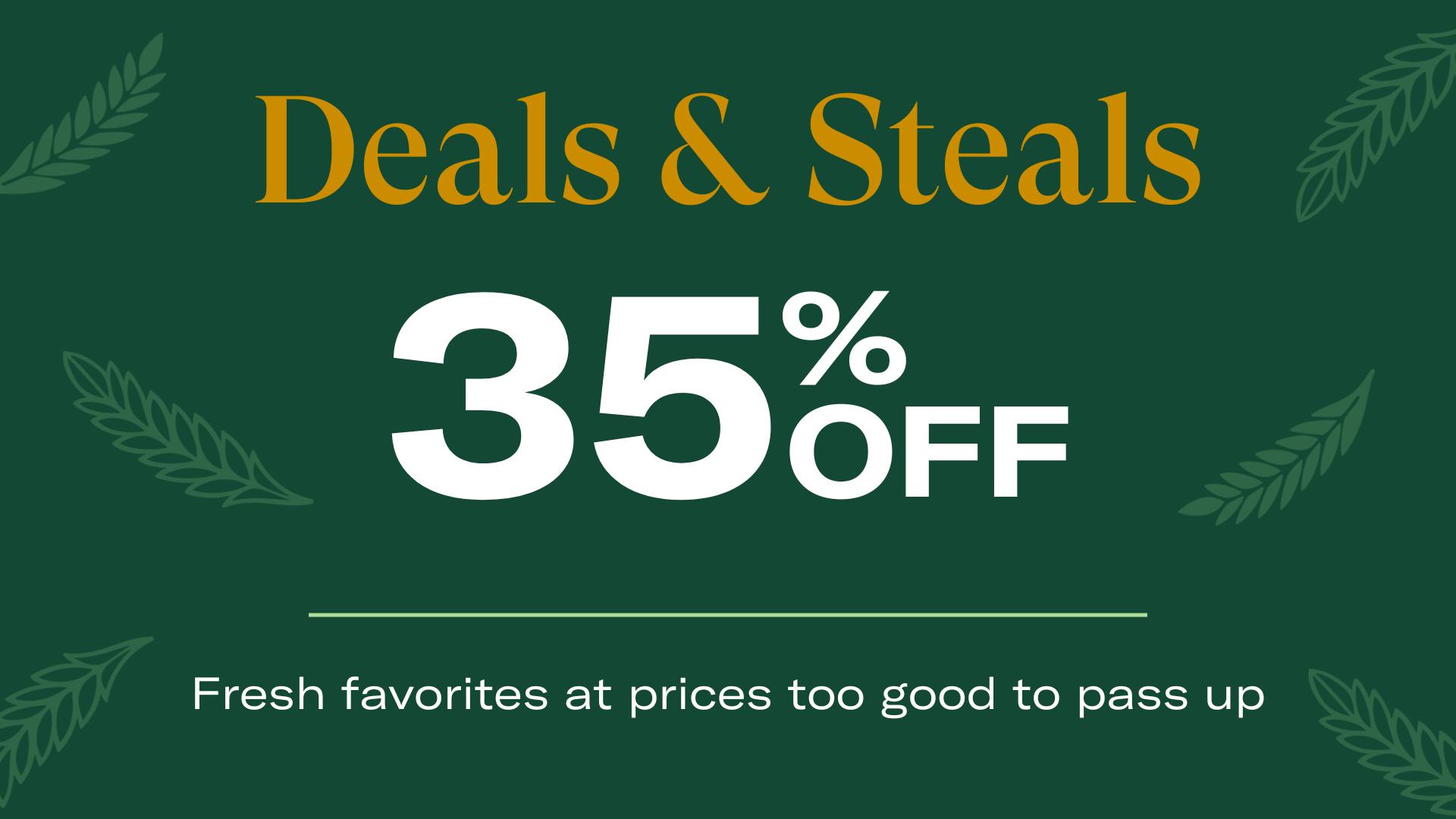 Deals & Steals!