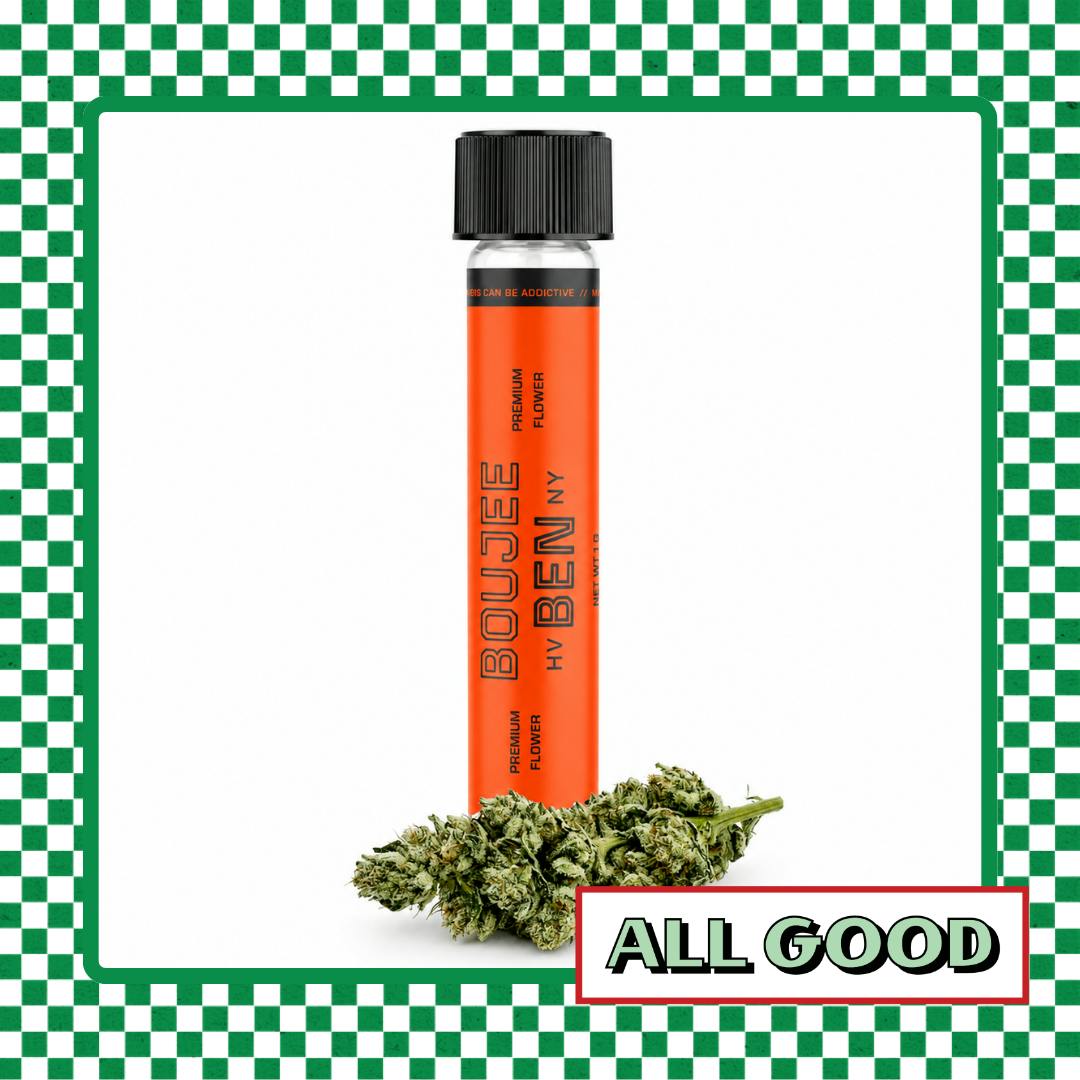 Boujee Ben | Chem Valley Kush | Preroll | SatHyb | 1g