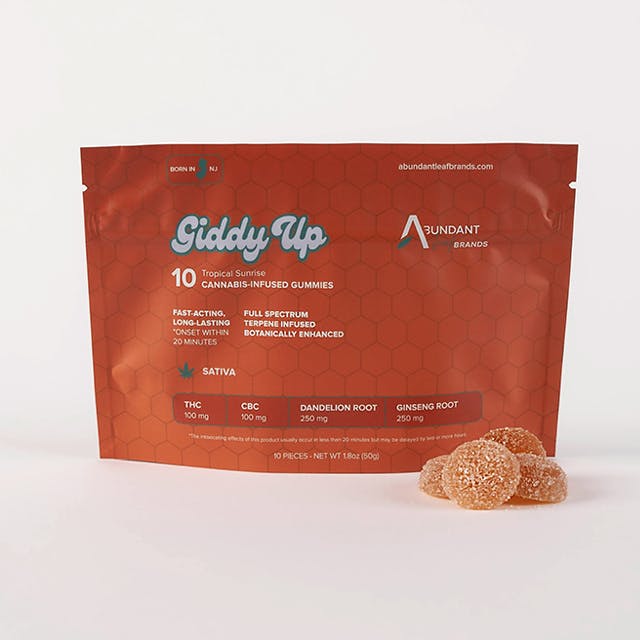 GIDDY UP | TROPICAL SUNRISE 1:1 GUMMIES | 10PK