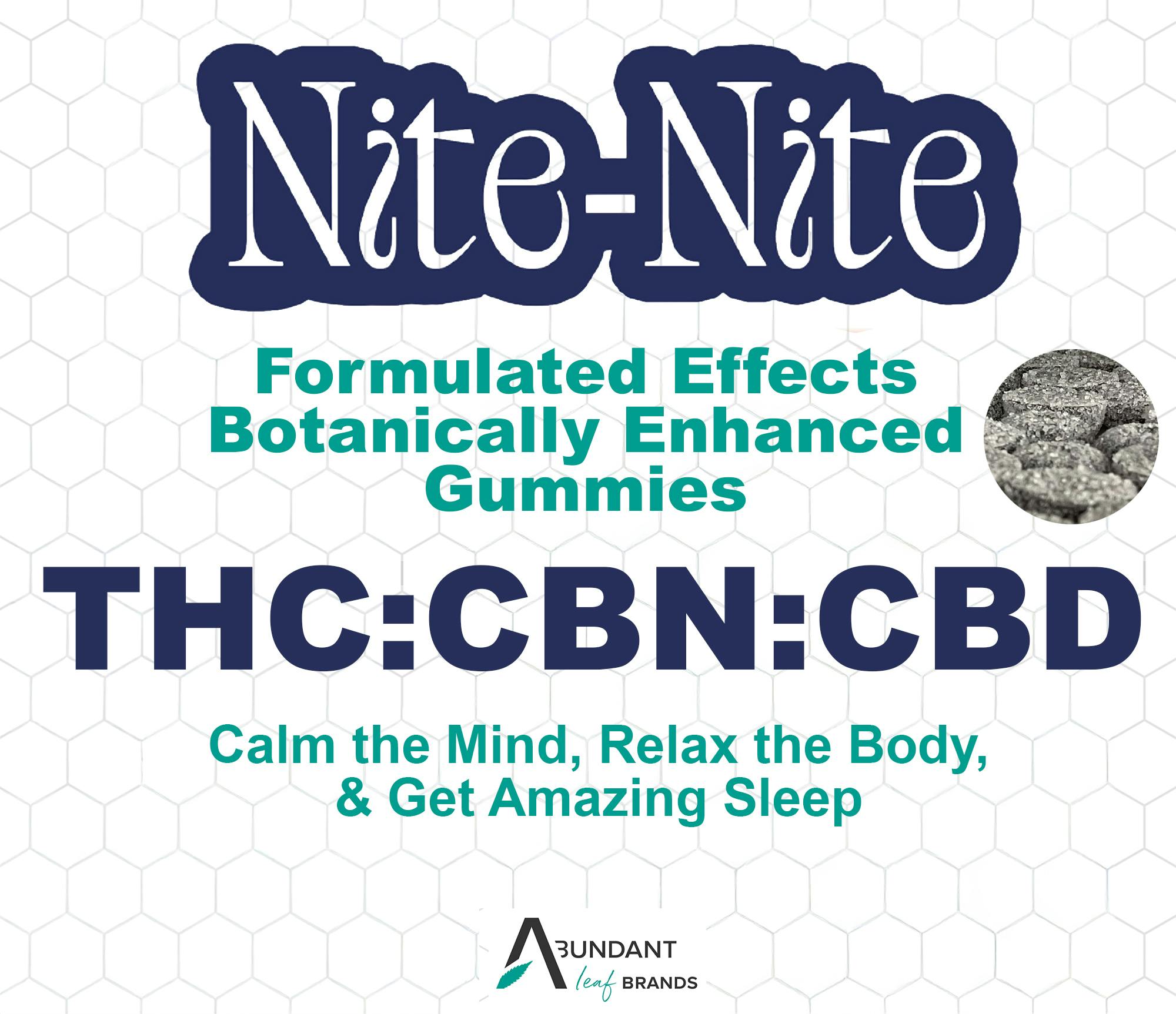 BLUEBERRY CHAMOMILE 1:1:1 THC:CBN:CBD | INDICA GUMMIES | 10PK