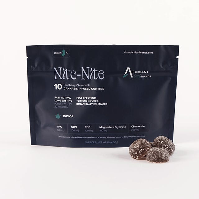 NITE NITE | BLUEBERRY CHAMOMILE 1:1:1 GUMMIES | 10PK