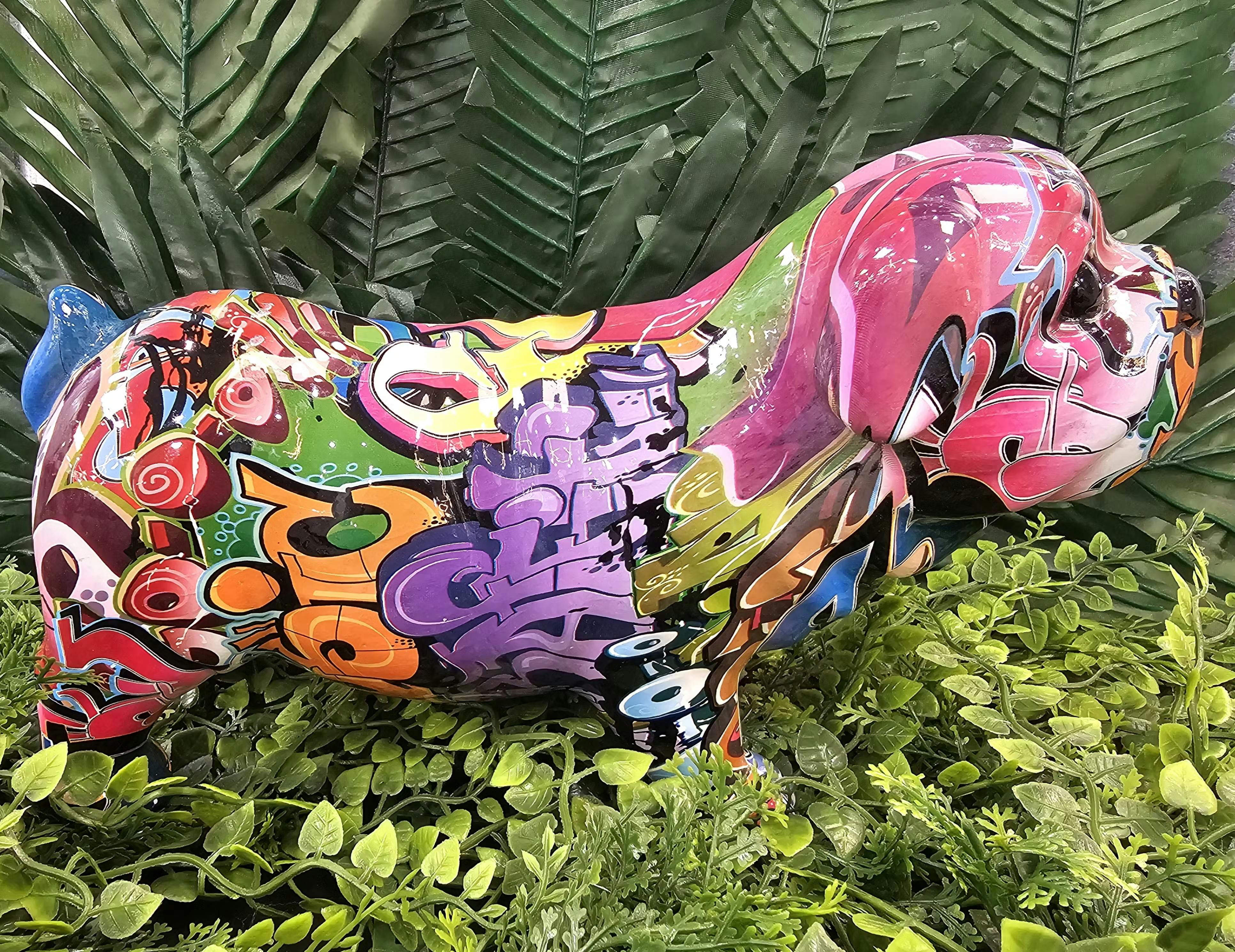 Decor Graffiti Bull Dog