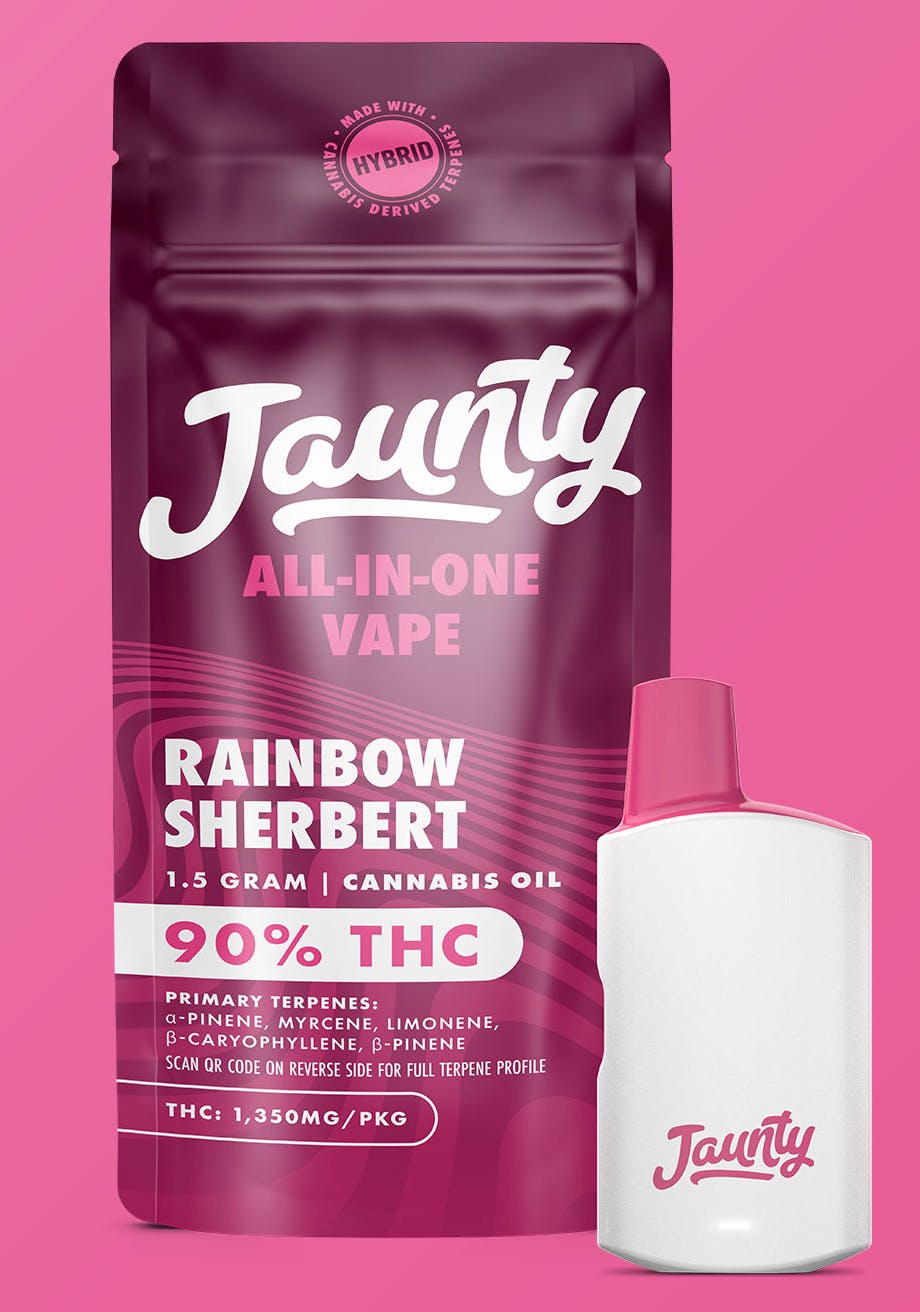 Vapes/Carts | Jaunty | Hybrid | Jaunty | Rainbow Sherbert | 1.5g AIO - 1.5g Vapes/Carts | Jaunty | Hybrid | Jaunty | Rainbow Sherbert | 1.5g AIO - 1.5g