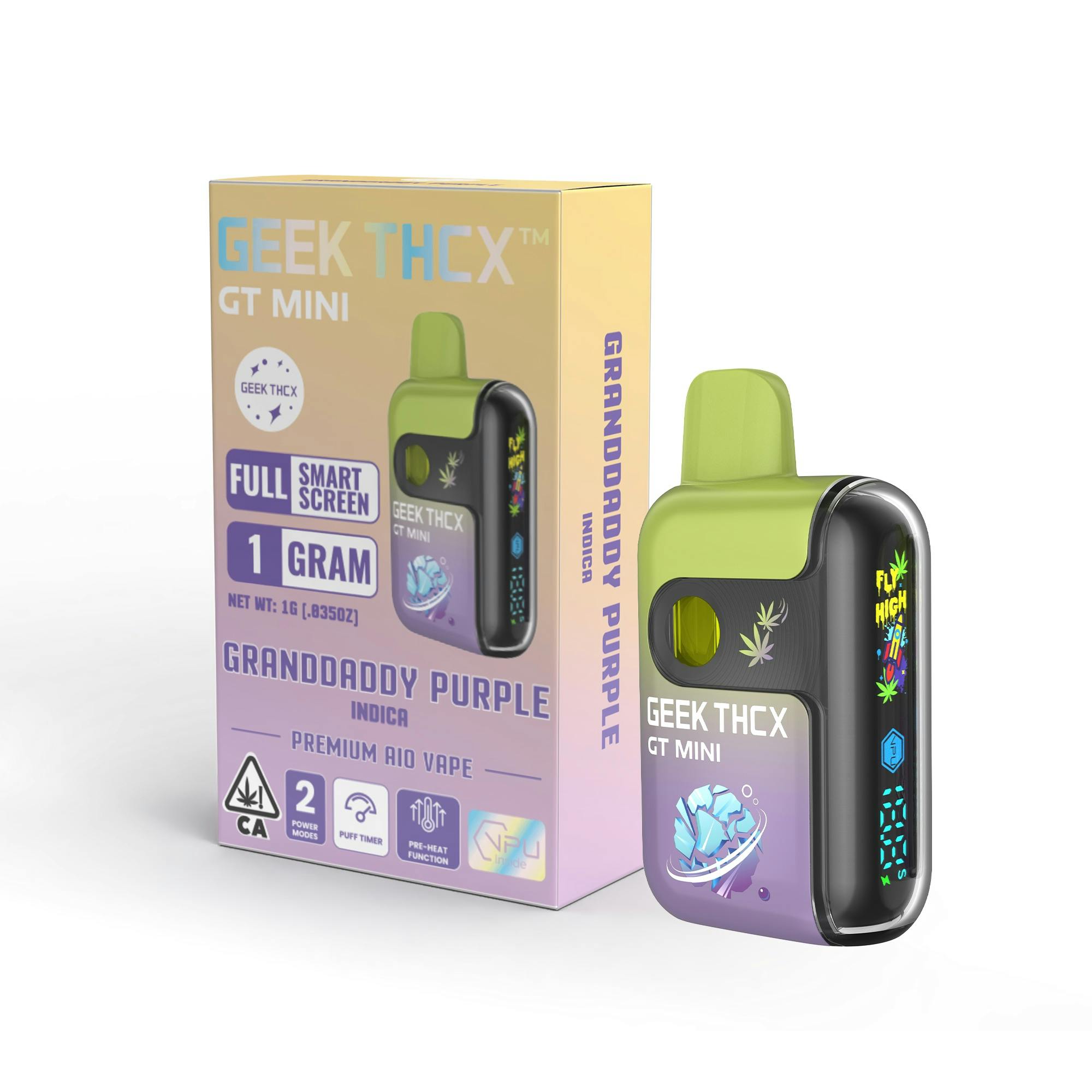 Geek THCX | Granddaddy Purple | 1G AIO Vape