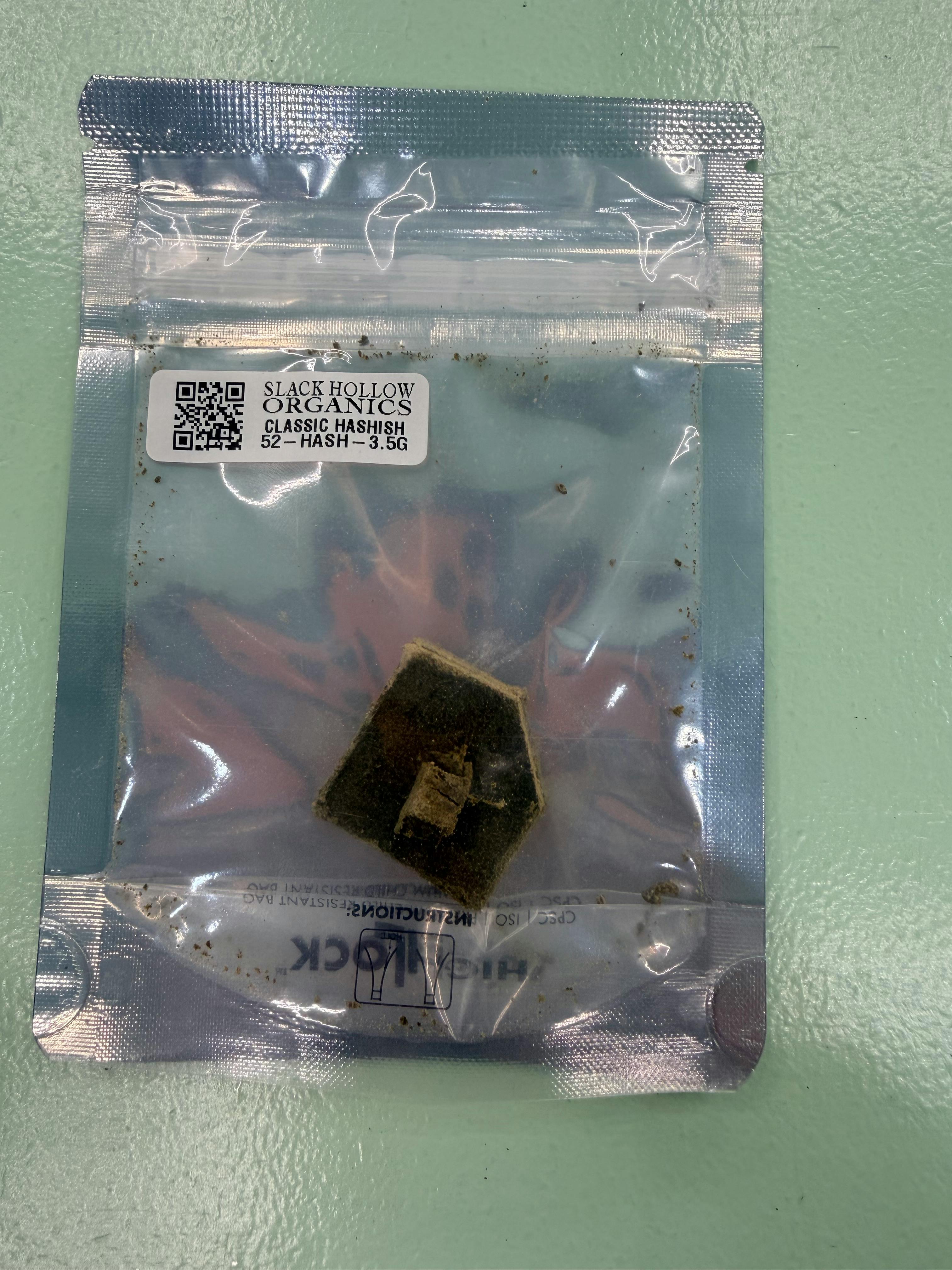 Slack Hollow | Classic Hashish | Concentrate | Indica | 3.5g