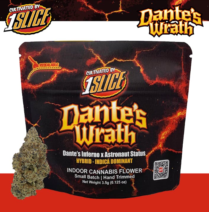 1Slice | Dante’s Wrath | Flower | IndHyb | 3.5g