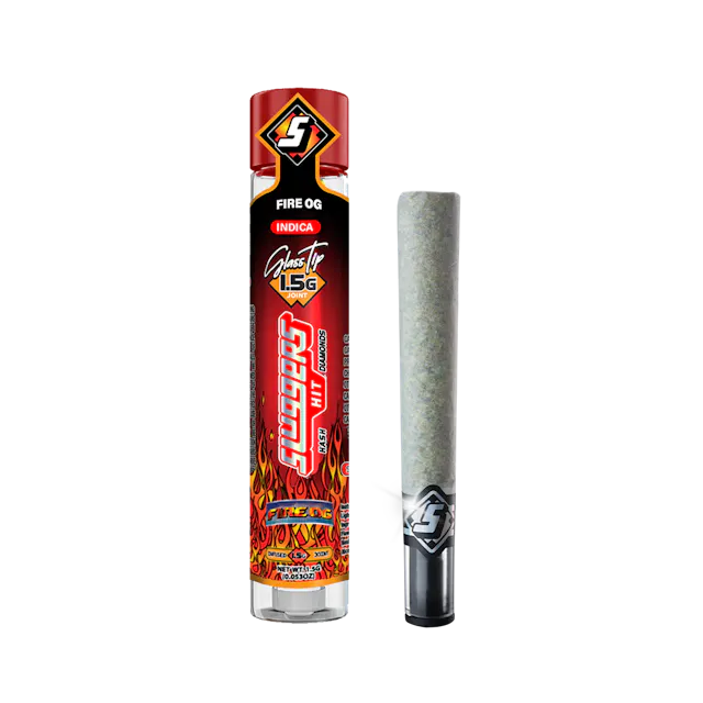 Sluggers Fire OG Infused Glass Tip Preroll, 1.5 g