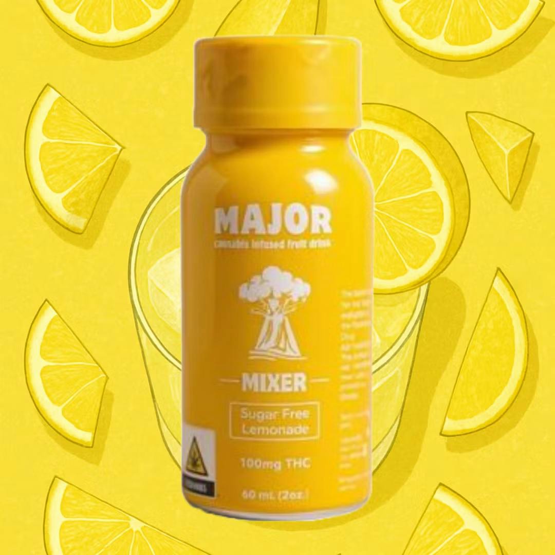 MAJOR SUGAR FREE LEMONADE | 100 MG| 2OZ | SHOT | HYBRID