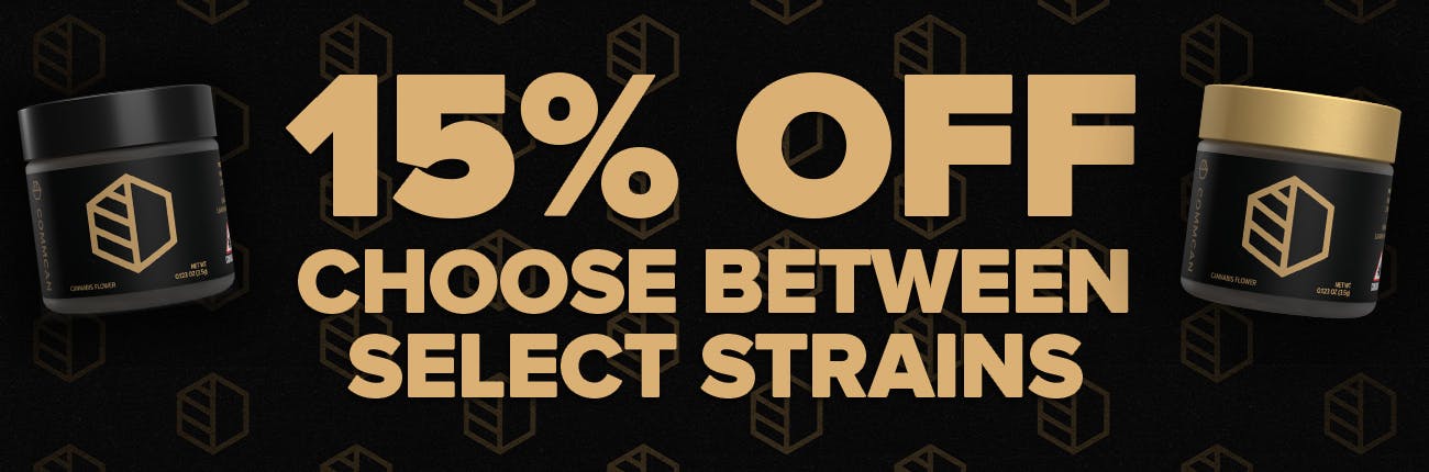 CommCan Flower 15% Off 1/16-