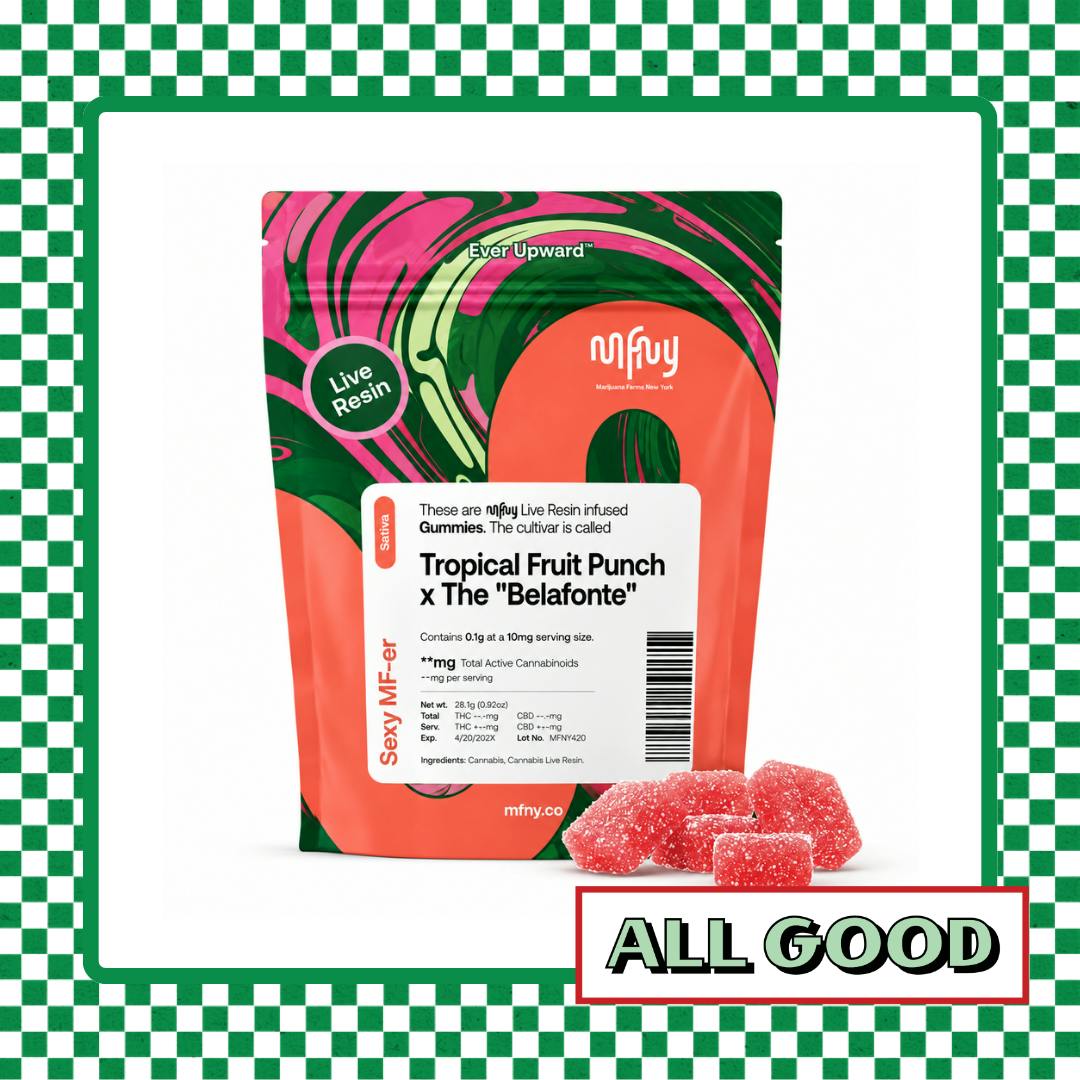 MFNY | Tropical Fruit Punch x The Belafonte | Resin Gummies | 100mg