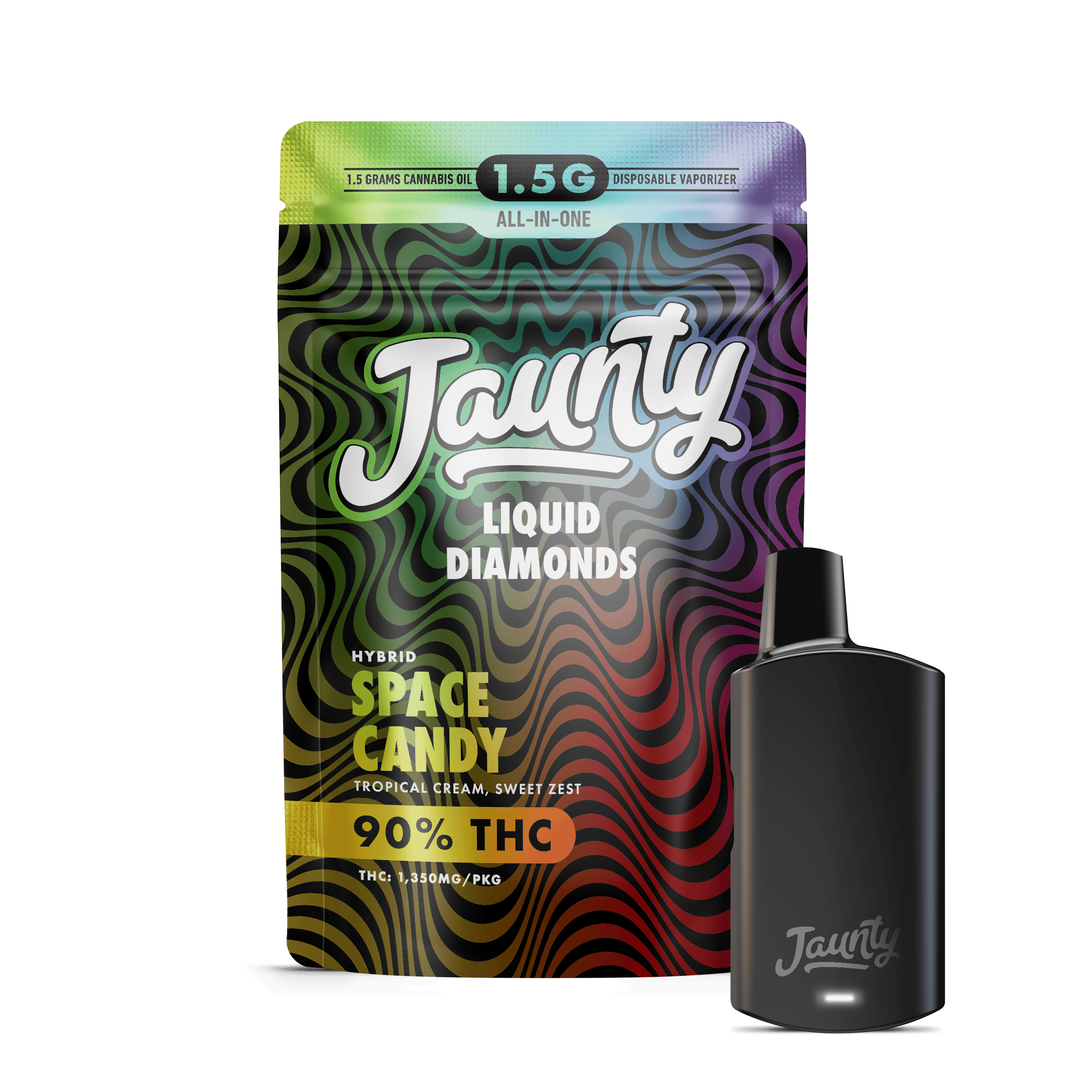 Jaunty | Space Candy | AIO Vape | Diamonds | Hybrid | 1.5g