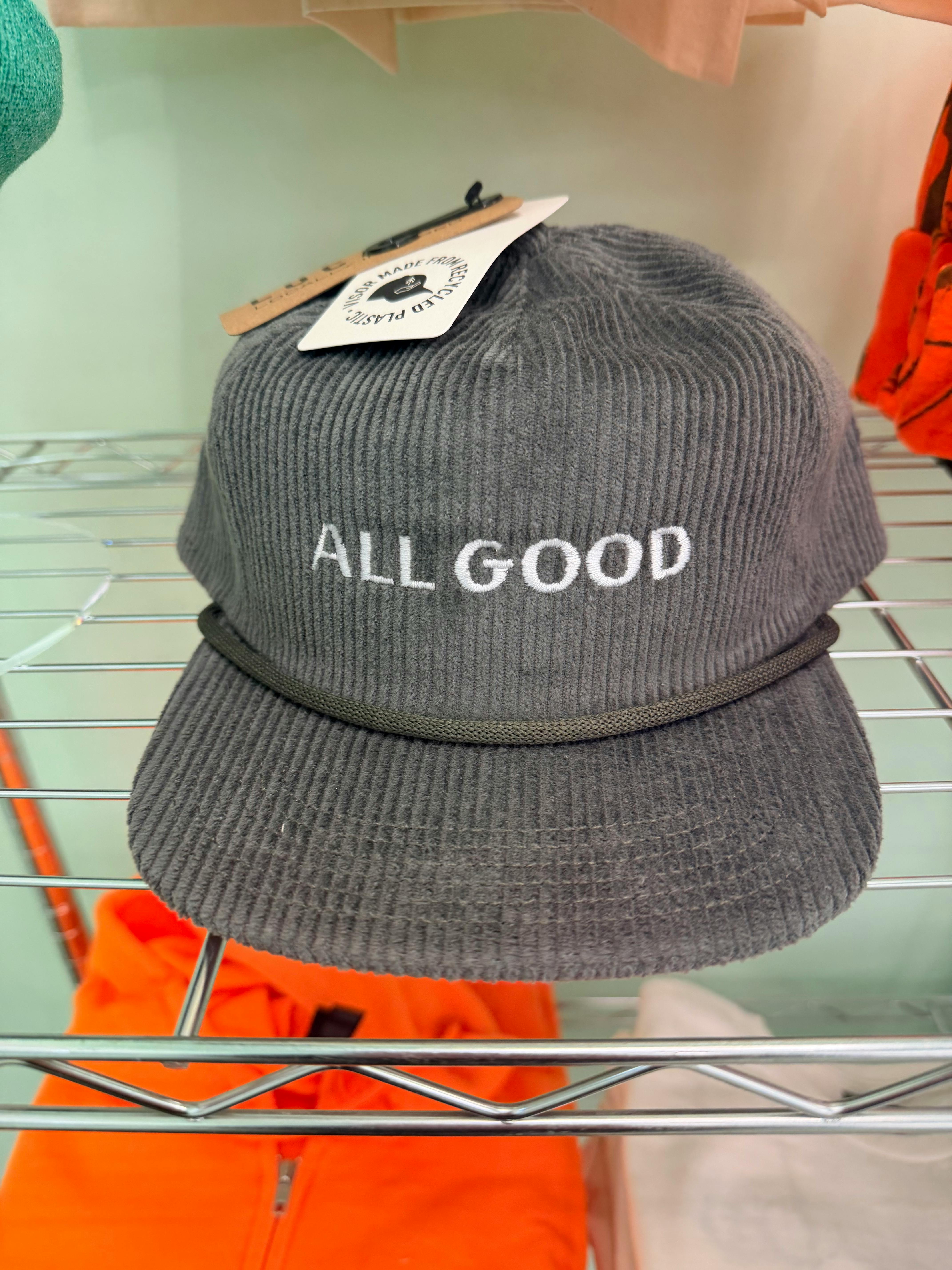 All Good | Corduroy Hat | Green