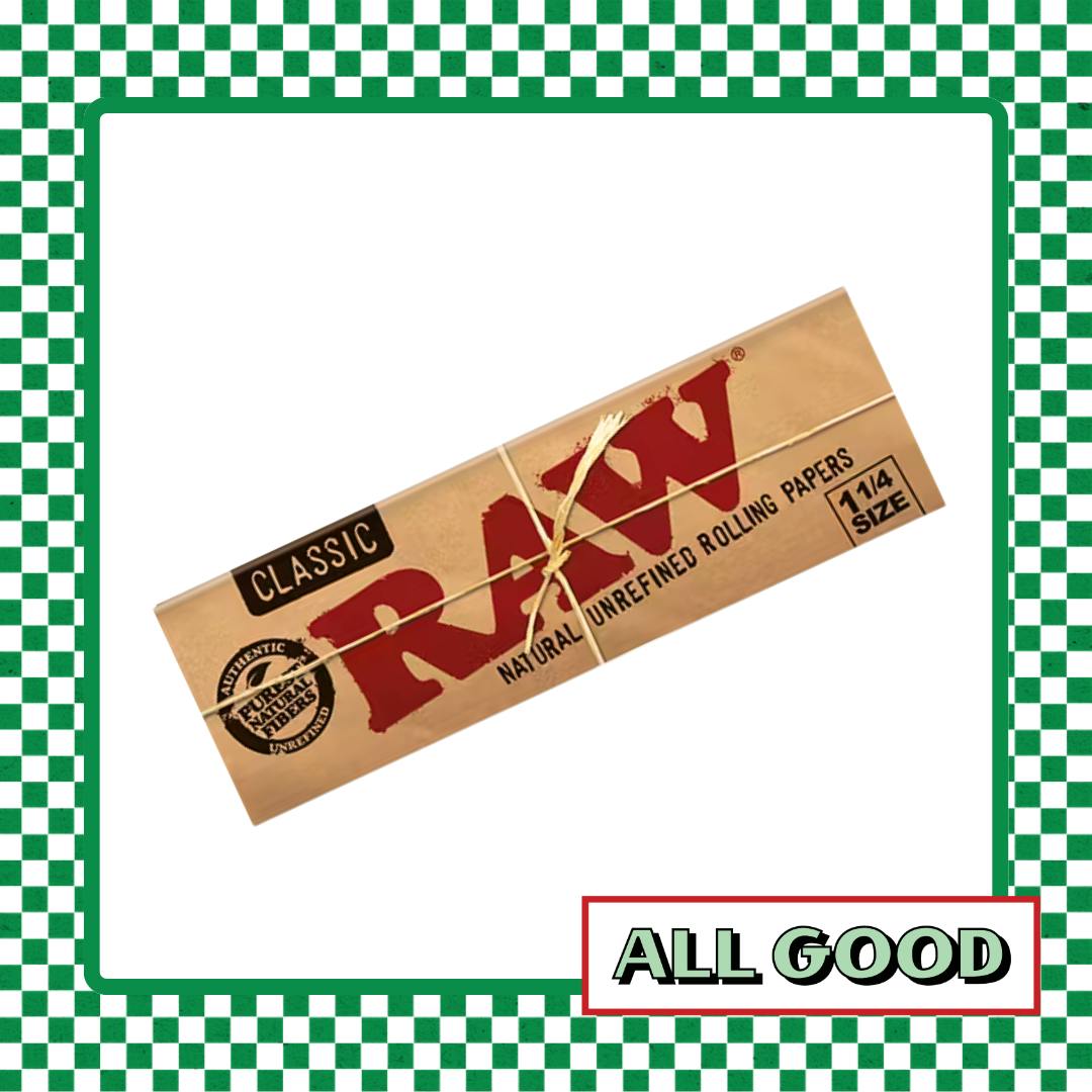 Raw Organic Hemp | Rolling Papers | 1.25″