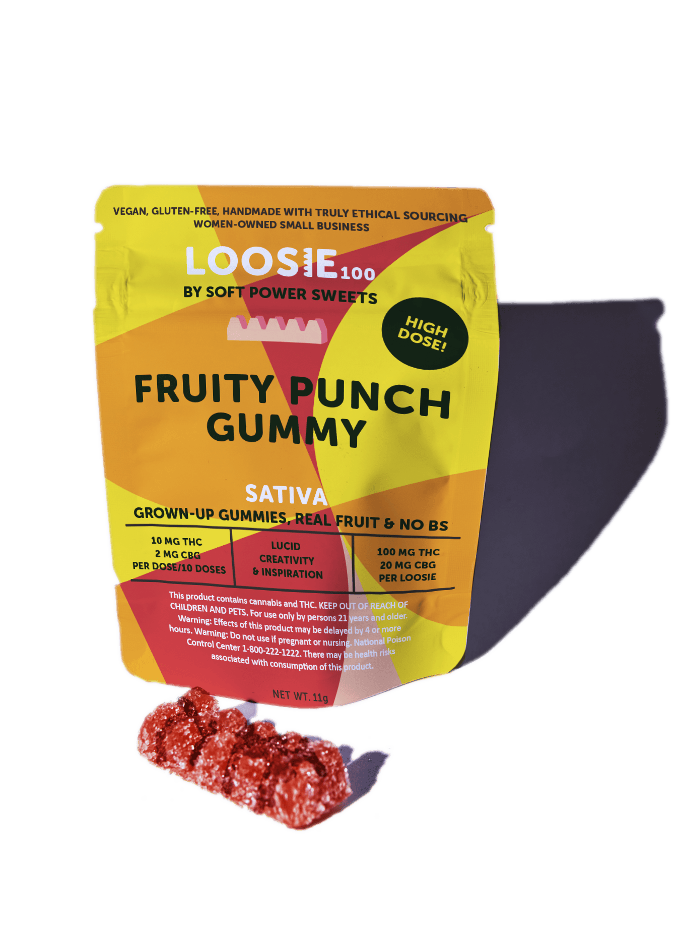 SPS Loosie | Fruity Punch | Sativa Gummy | 100mg