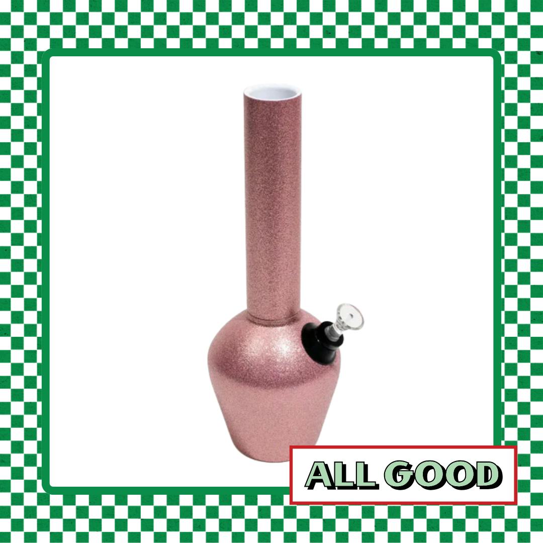 Chill | Steel Bong | PInk Glitterbomb