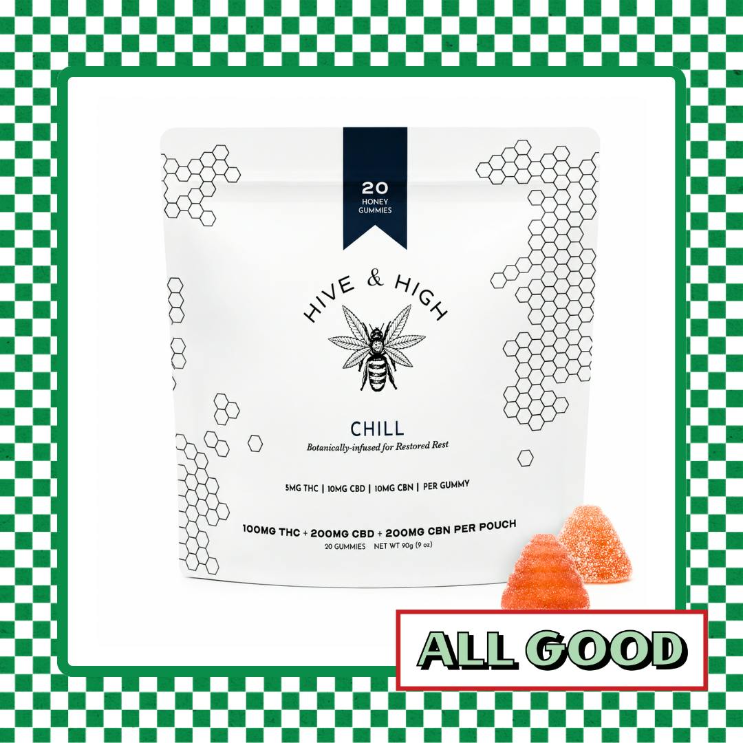 Hive & High | Chill – Nighttime | Gummies | 100mg