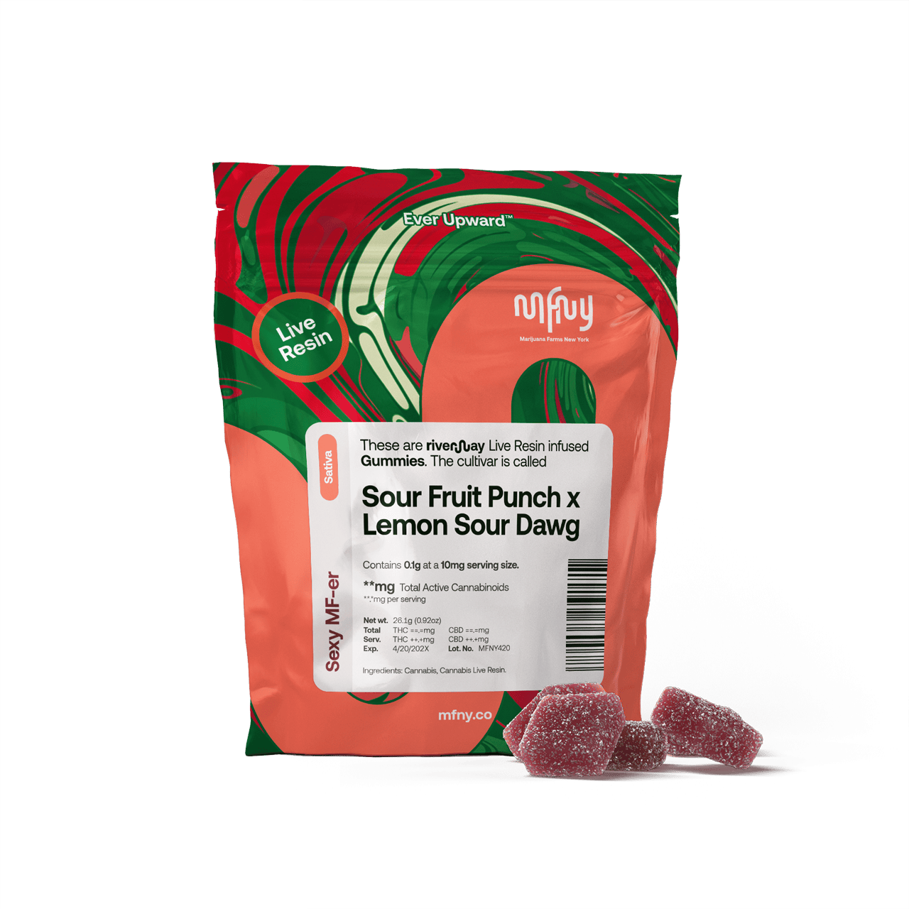 MFNY | Sour Fruit Punch x Lemon Sour Dawg | Resin Gummies | Sativa | 100mg