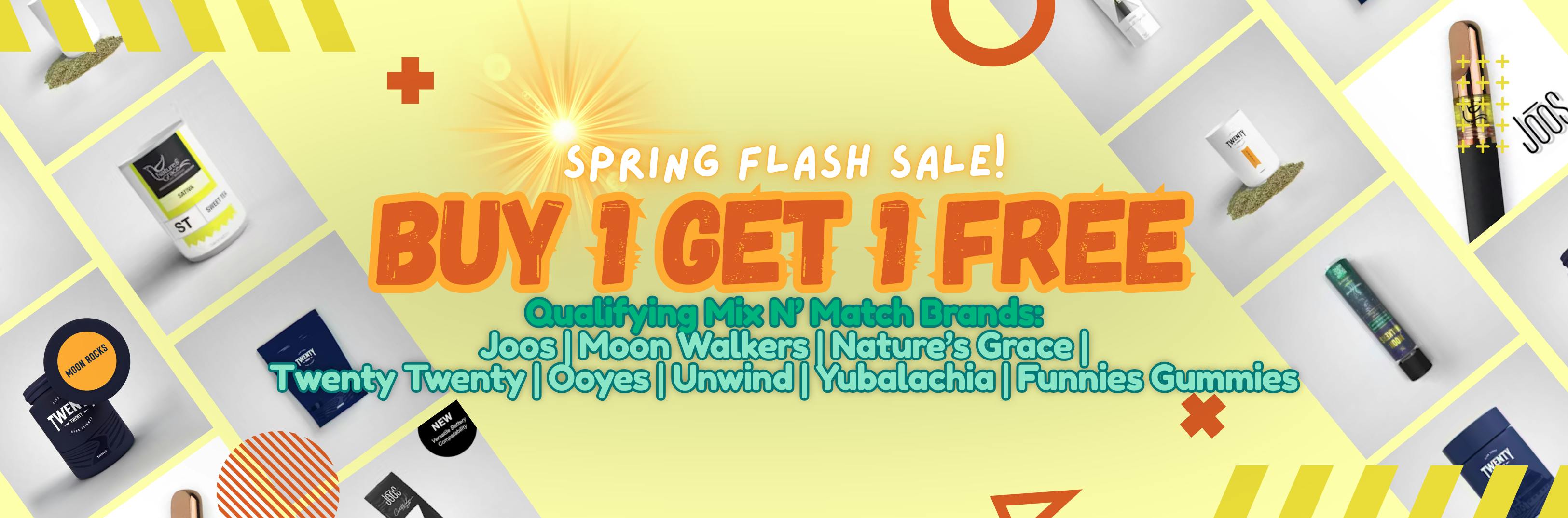 BUY 1 GET 1 FREE SELECT BRANDS