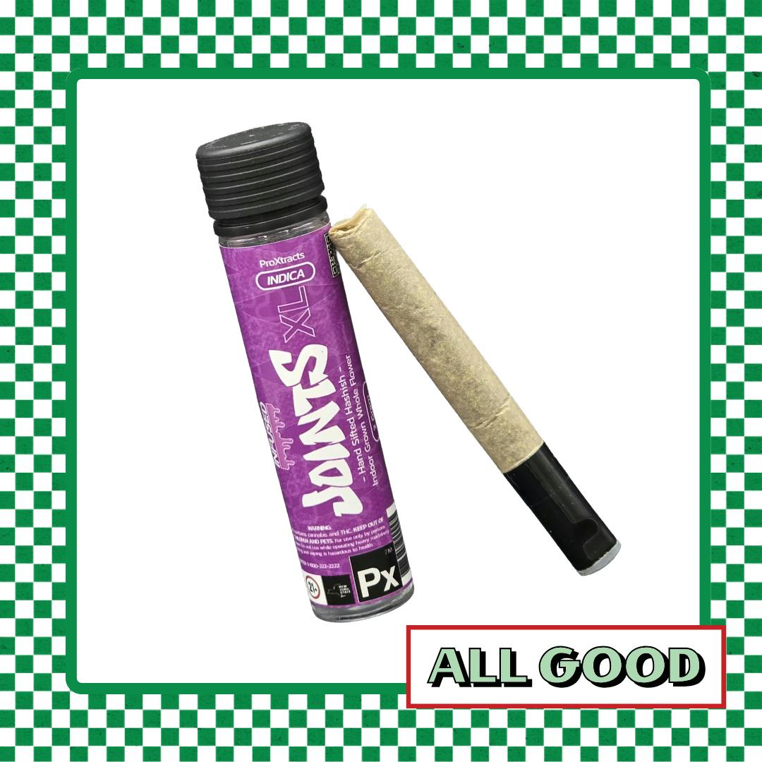ProXtracts | Midnight Envy | Hash Infused XL Pre-Rolls | Indica | 2g