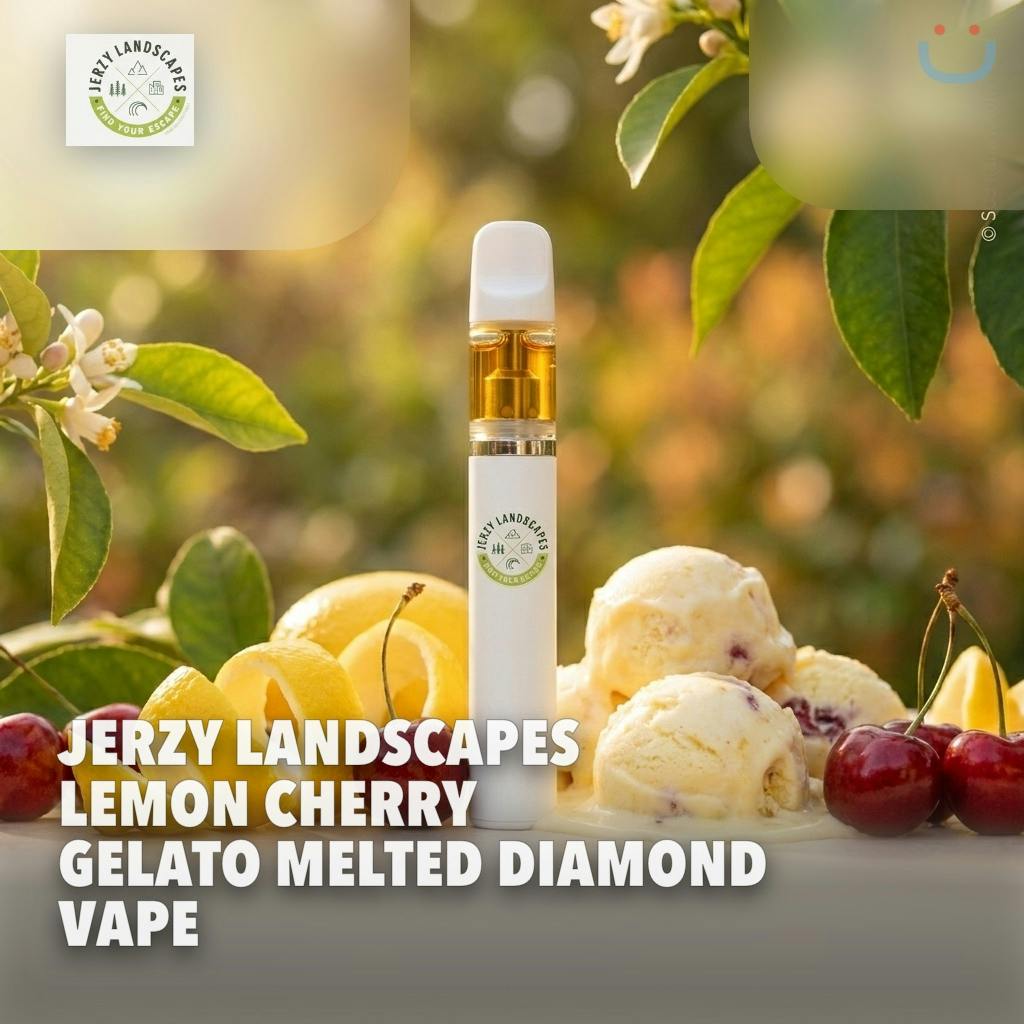 Jerzy Landscapes Lemon Cherry Gelato Melted Diamond Vape 1G - 1 G