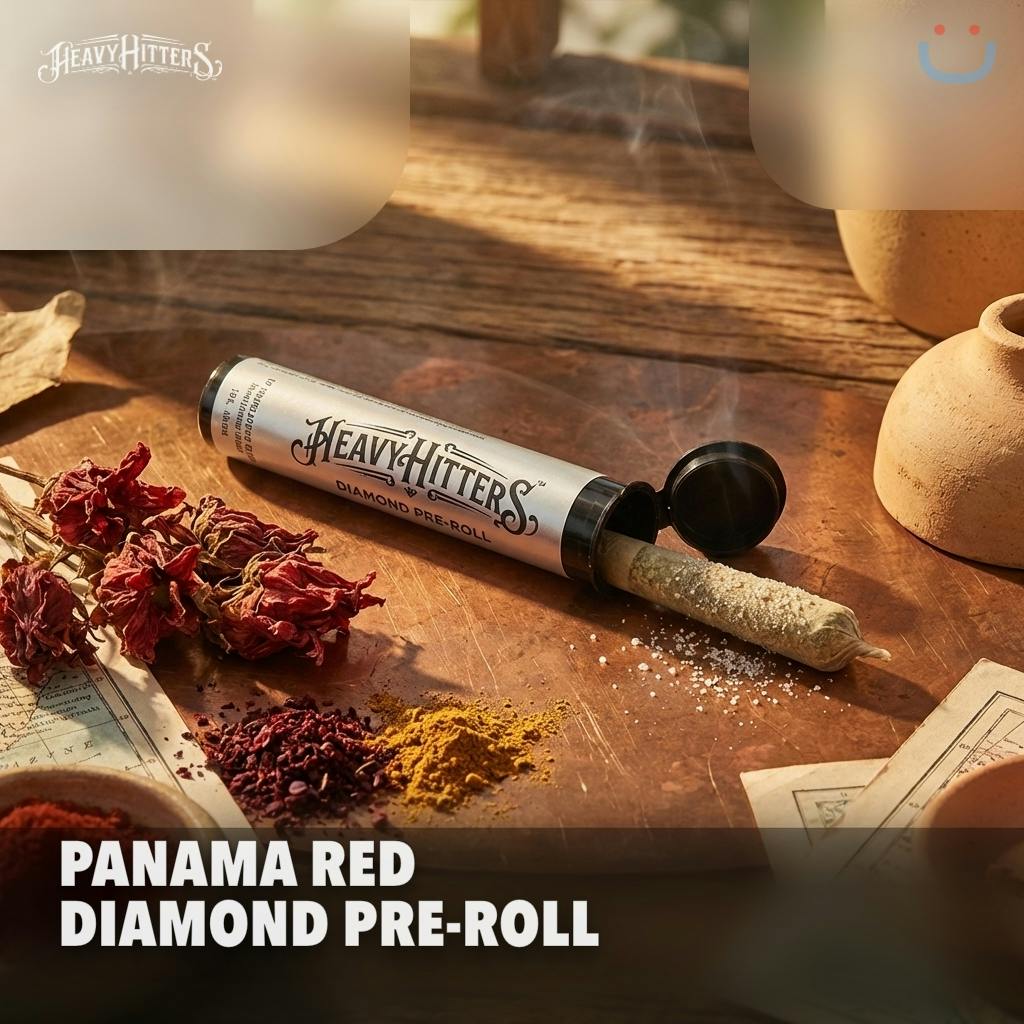 Heavy Hitters Panama Red Diamond Infused Pre-Roll - 1 G