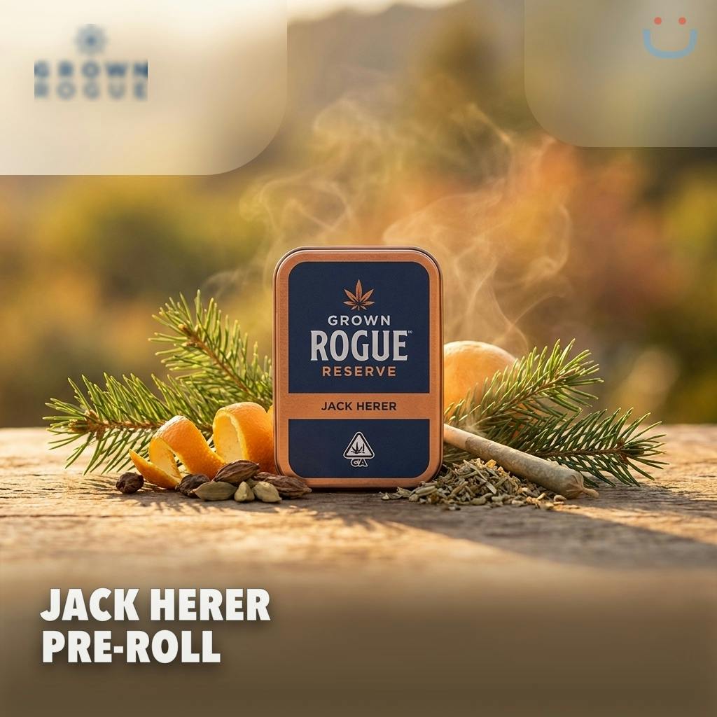 Grown Rogue Jack Herer Pre-roll 2.5G 5 Pack