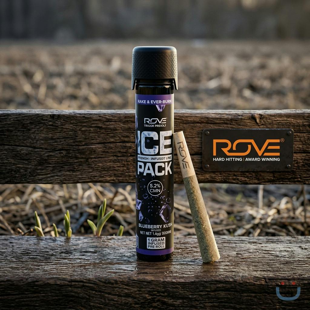 Rove Blueberry Kush Hash Infused Pre-roll  - 1 G
