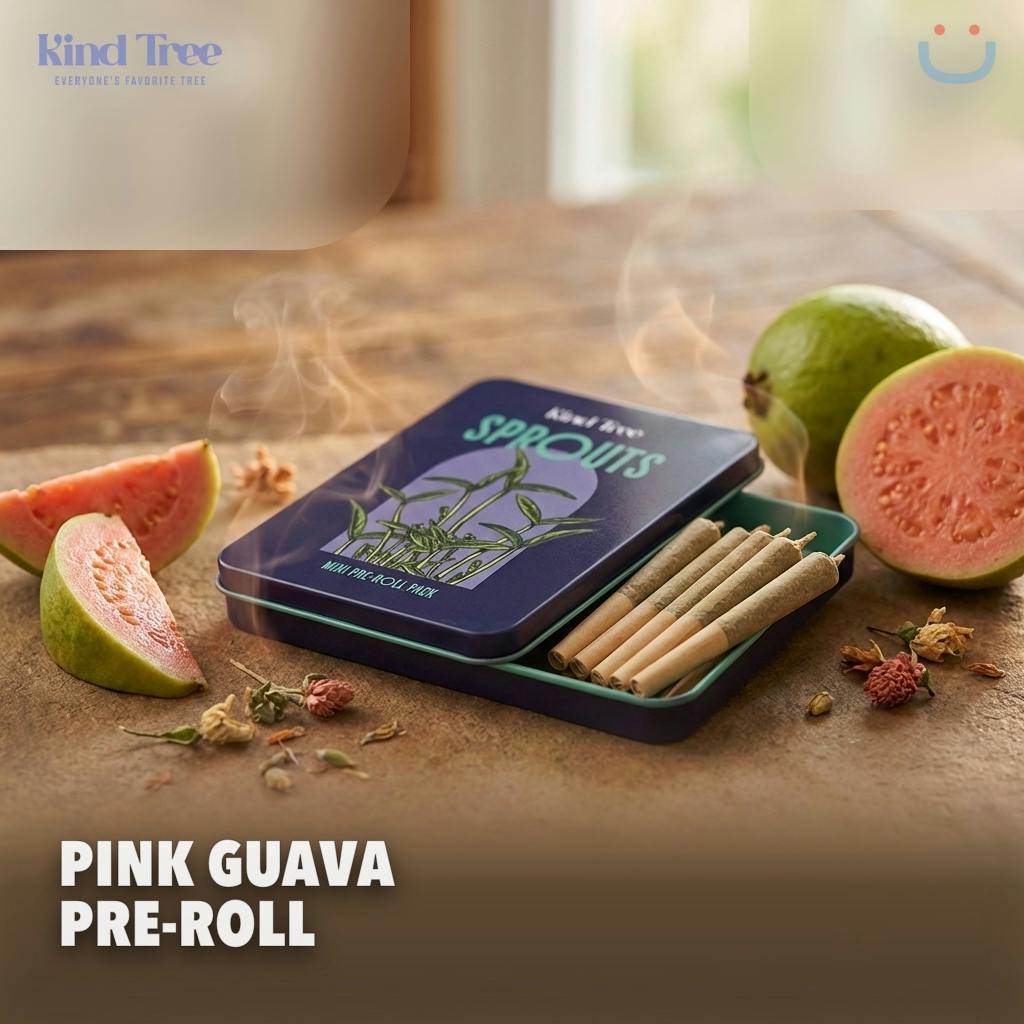 Kind Tree Pink Guava Infused Pre-roll 1.75G 5 Pack