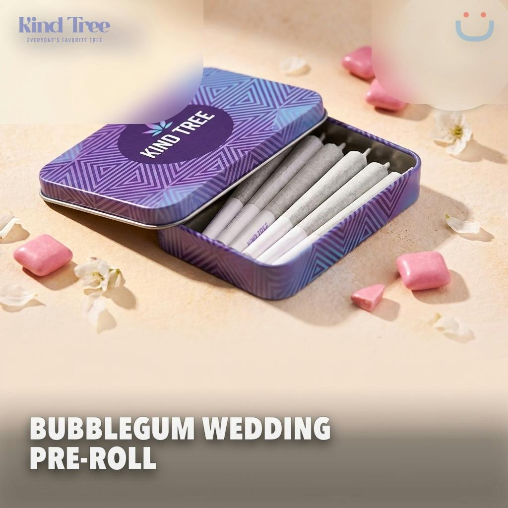 Kind Tree Bubblegum Wedding Infused Pre-roll 1G 2 Pack