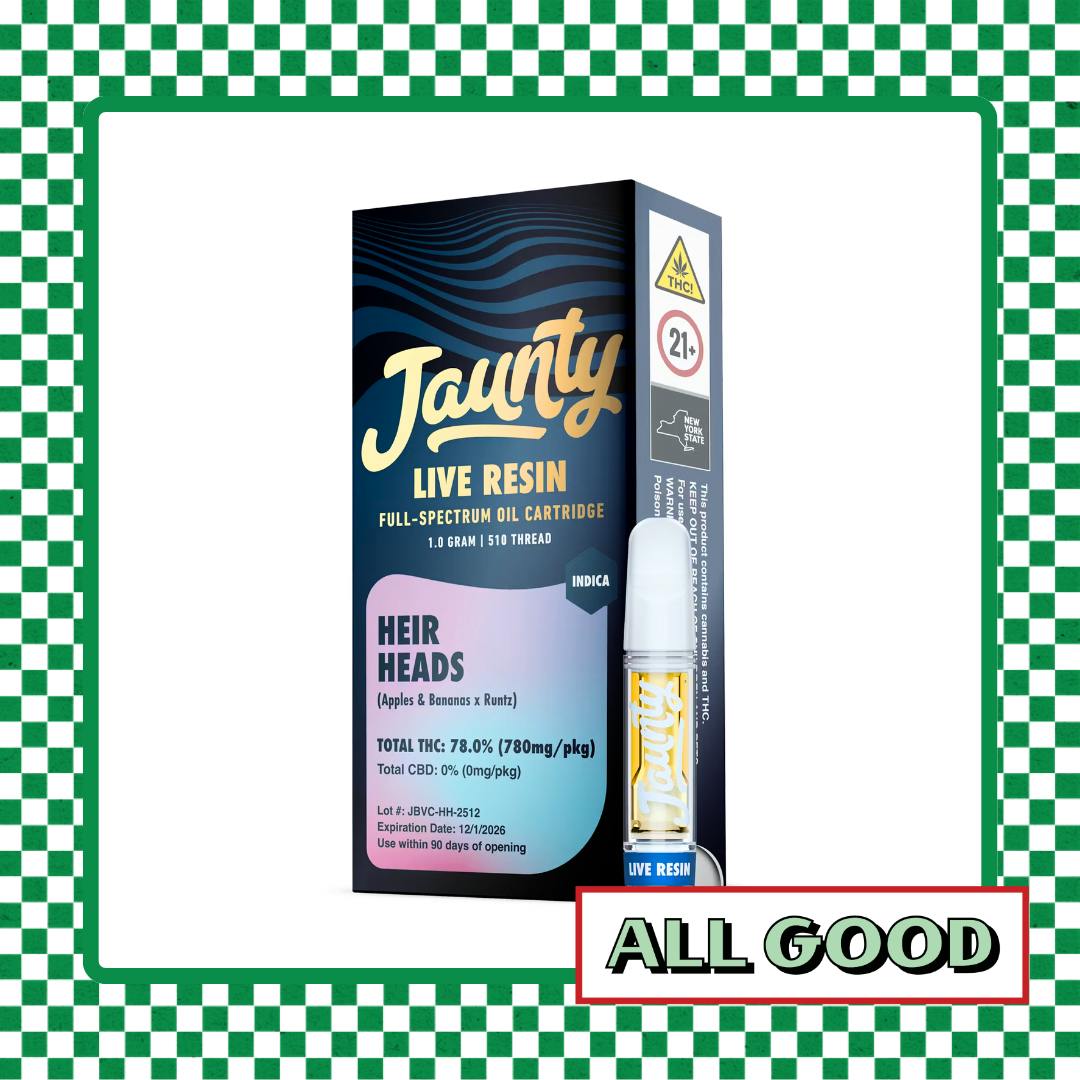 Jaunty | Heir Heads | Resin Cartridge | 1.0g