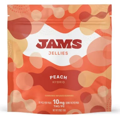 PEACH JELLIES | 100MG | 10PK