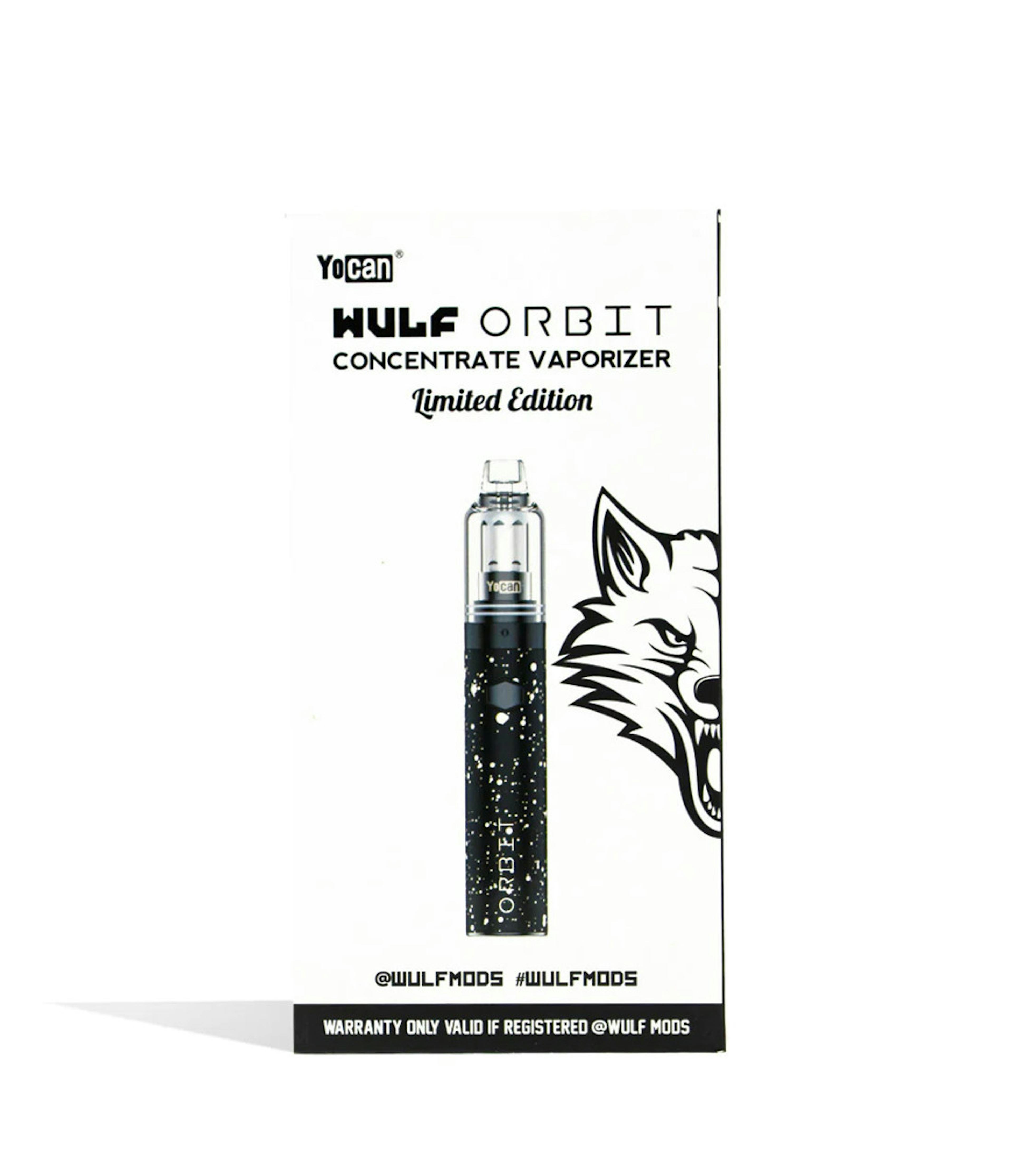 Image of WULF MODS ORBIT CONCENTRATE VAPORIZER | BLACK SPLATTER