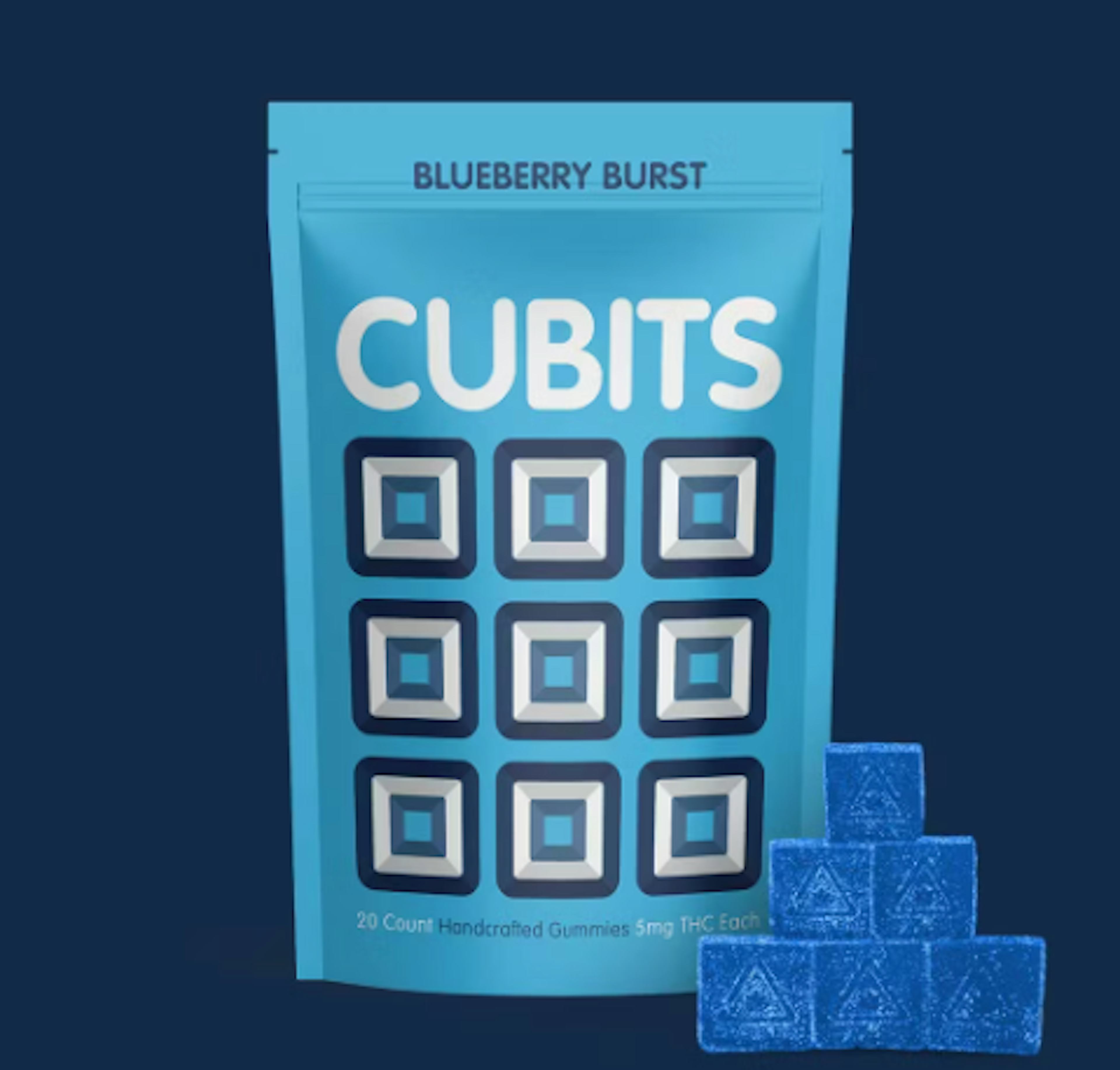 Image of BLUEBERRY BURST CUBITS | 20 PK | 5MG