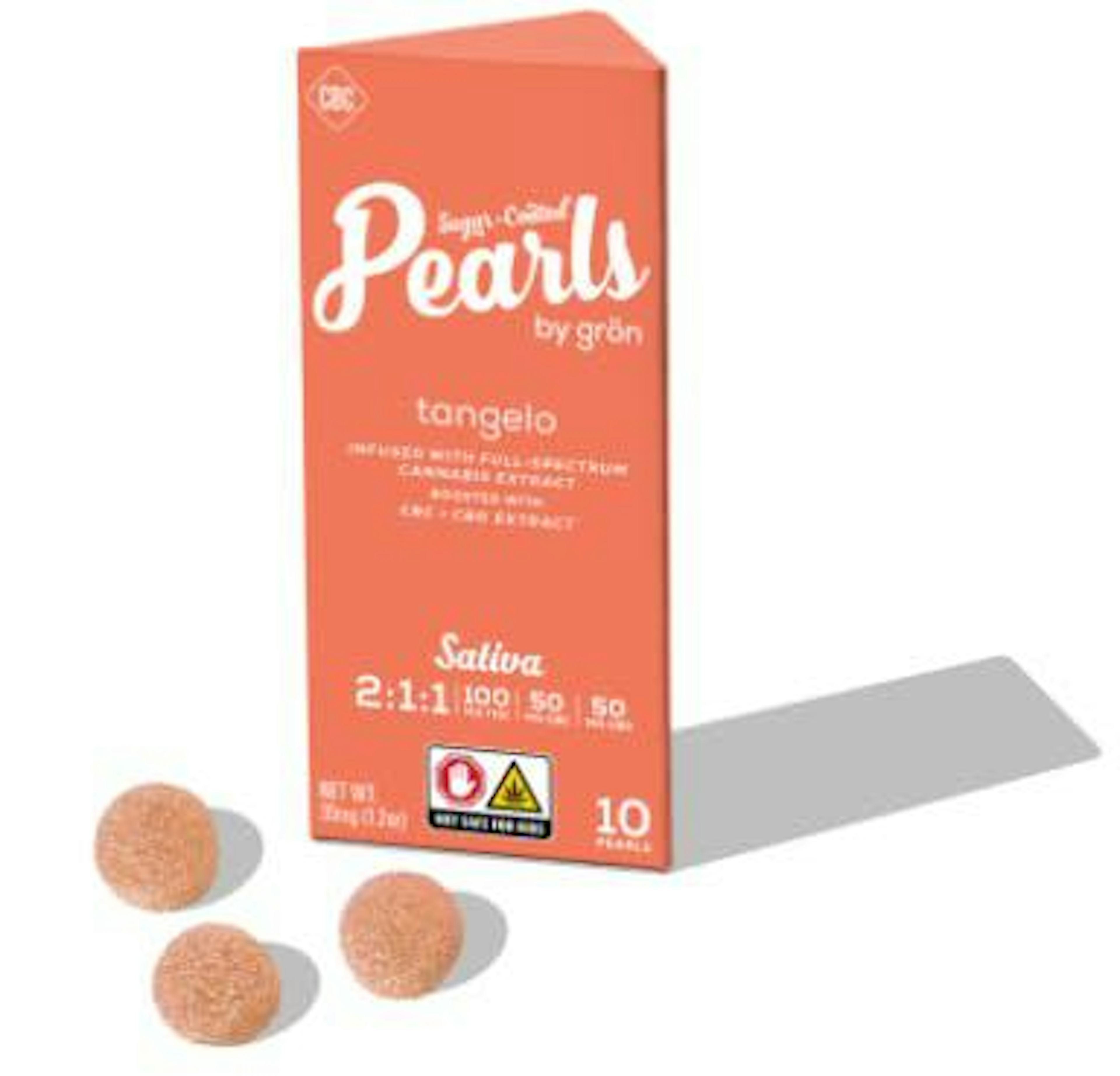 Image of TANGELO PEARLS | 2:1:1 THC/CBC/CBG |