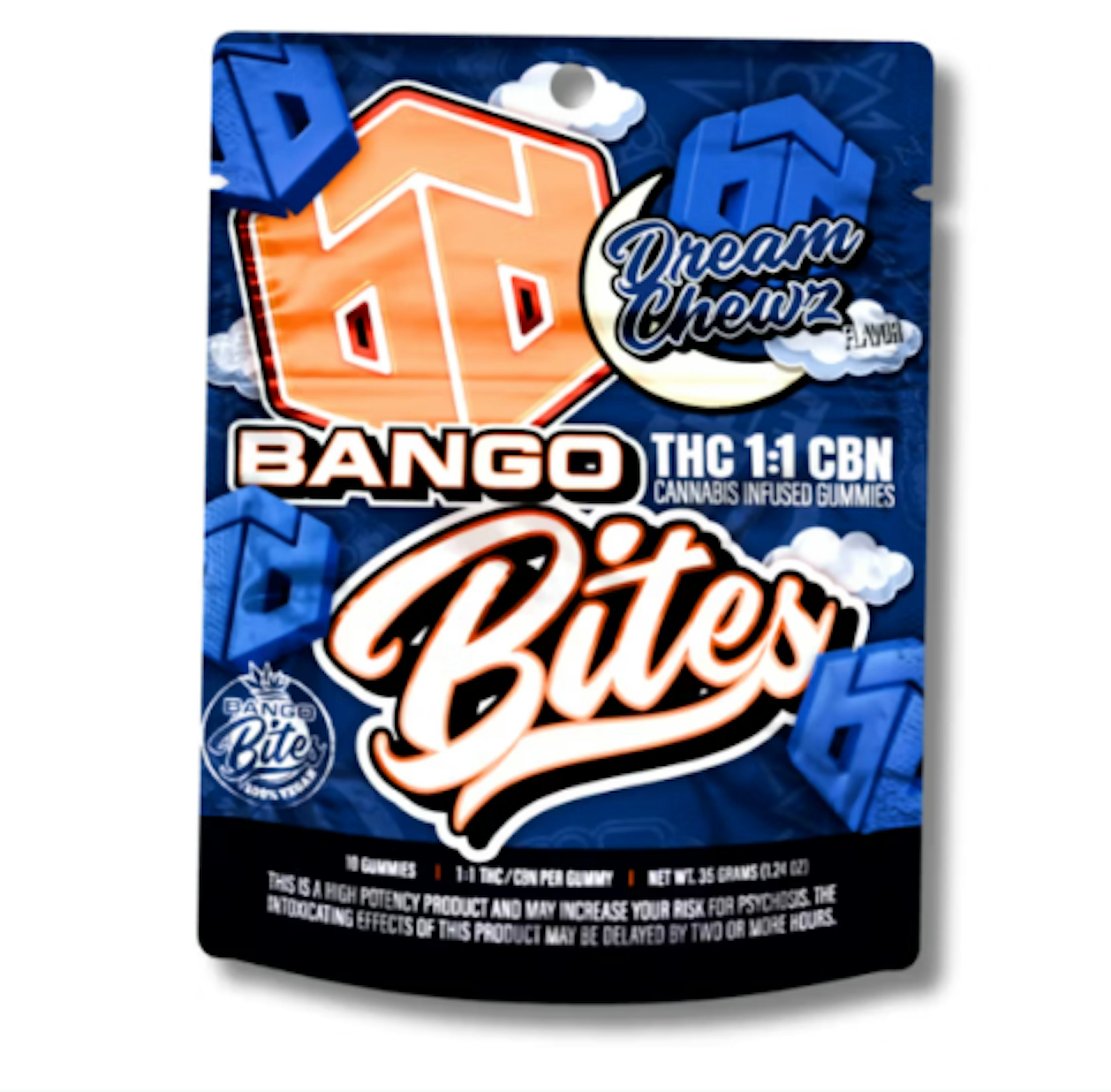 Image of DREAM CHEWZ BLUEBERRY | 1:1 THC:CBN | 10PK