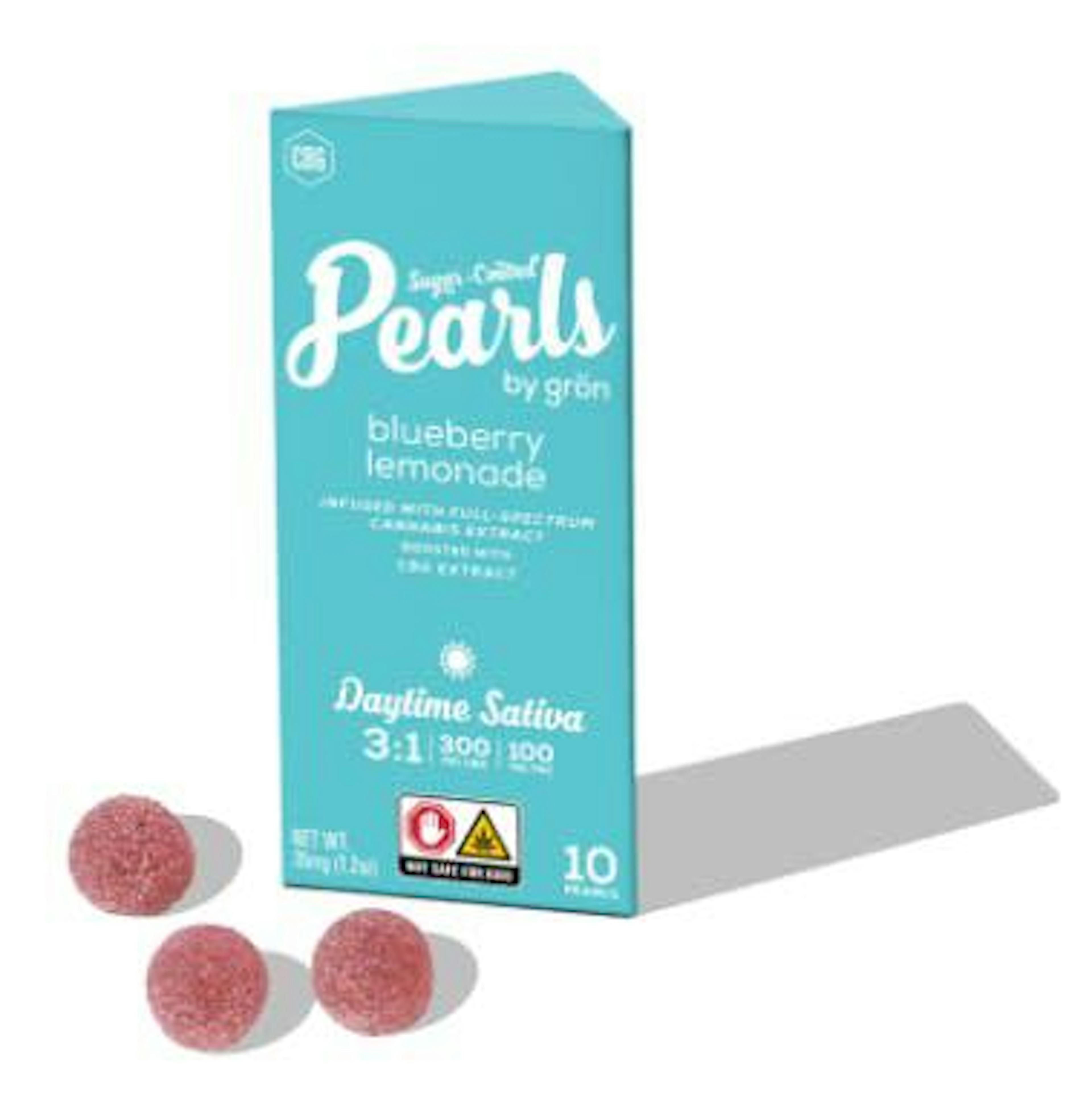 Image of BLUEBERRY LEMONADE PEARLS | 3:1 CBG/THC |